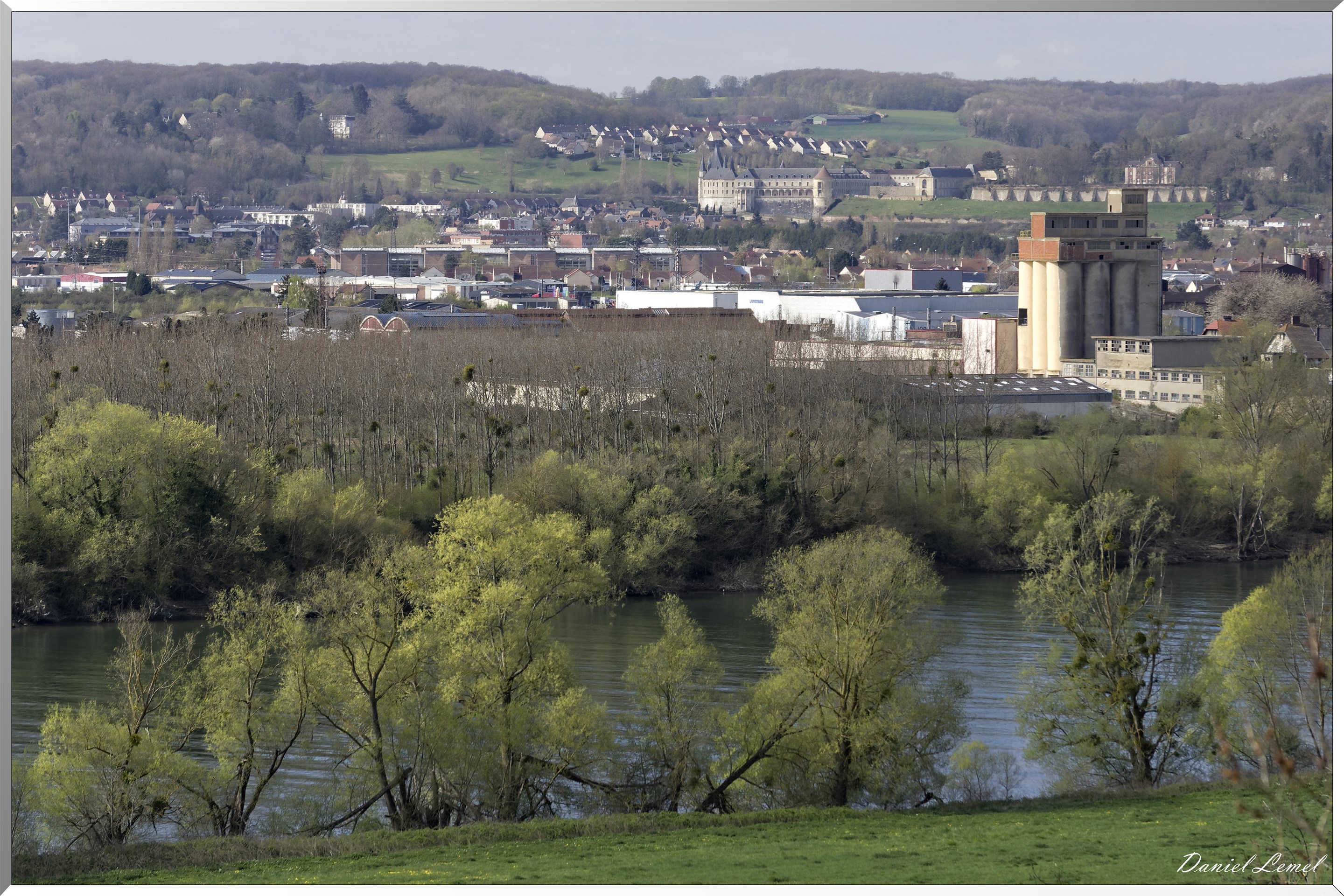 Château de Gaillon - Vue de Courselles-sur-Seine
