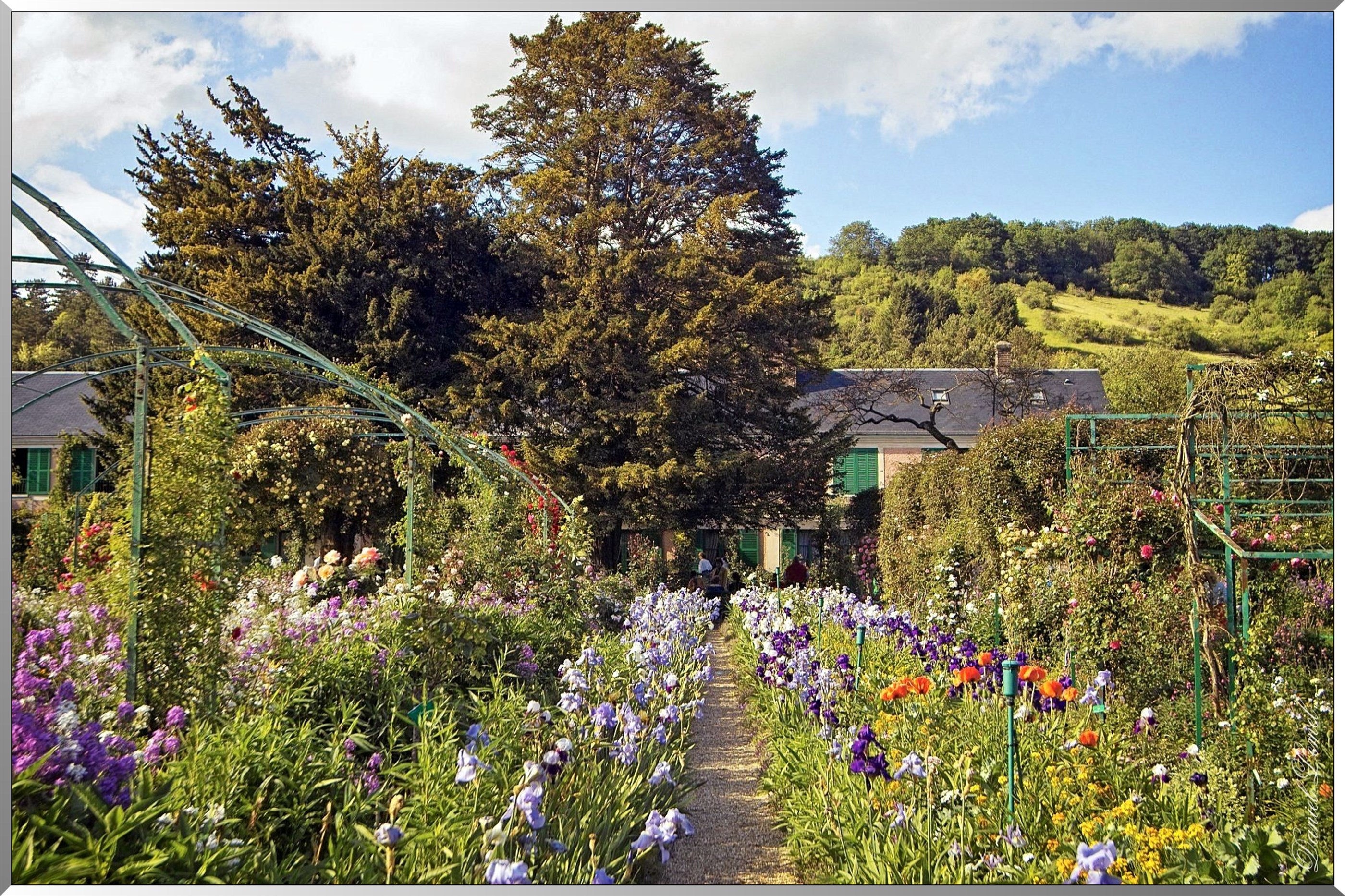 Giverny - la maison de Claude monet - 30 Mai 2004