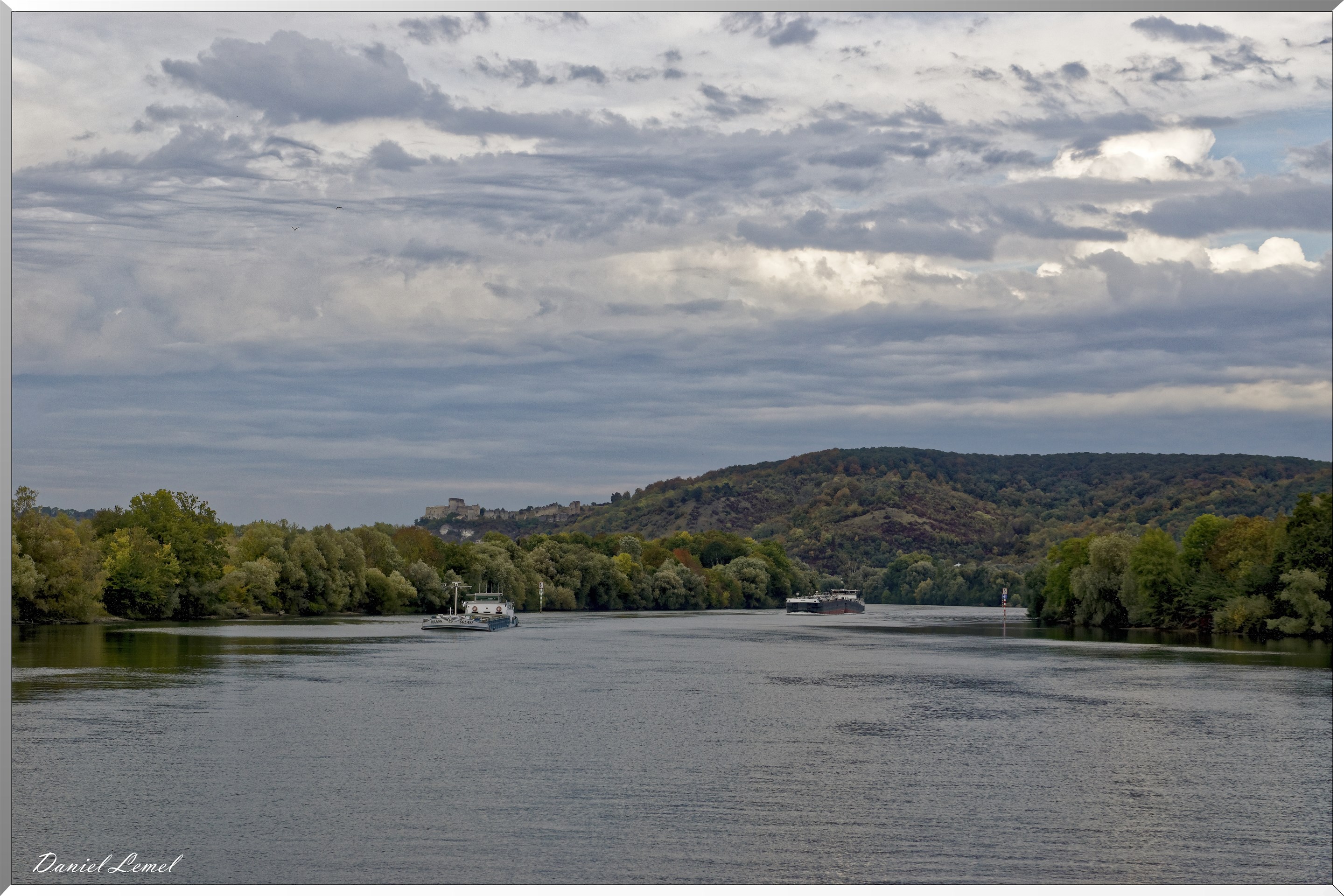 Balade en bateau aux alentours des Andelys