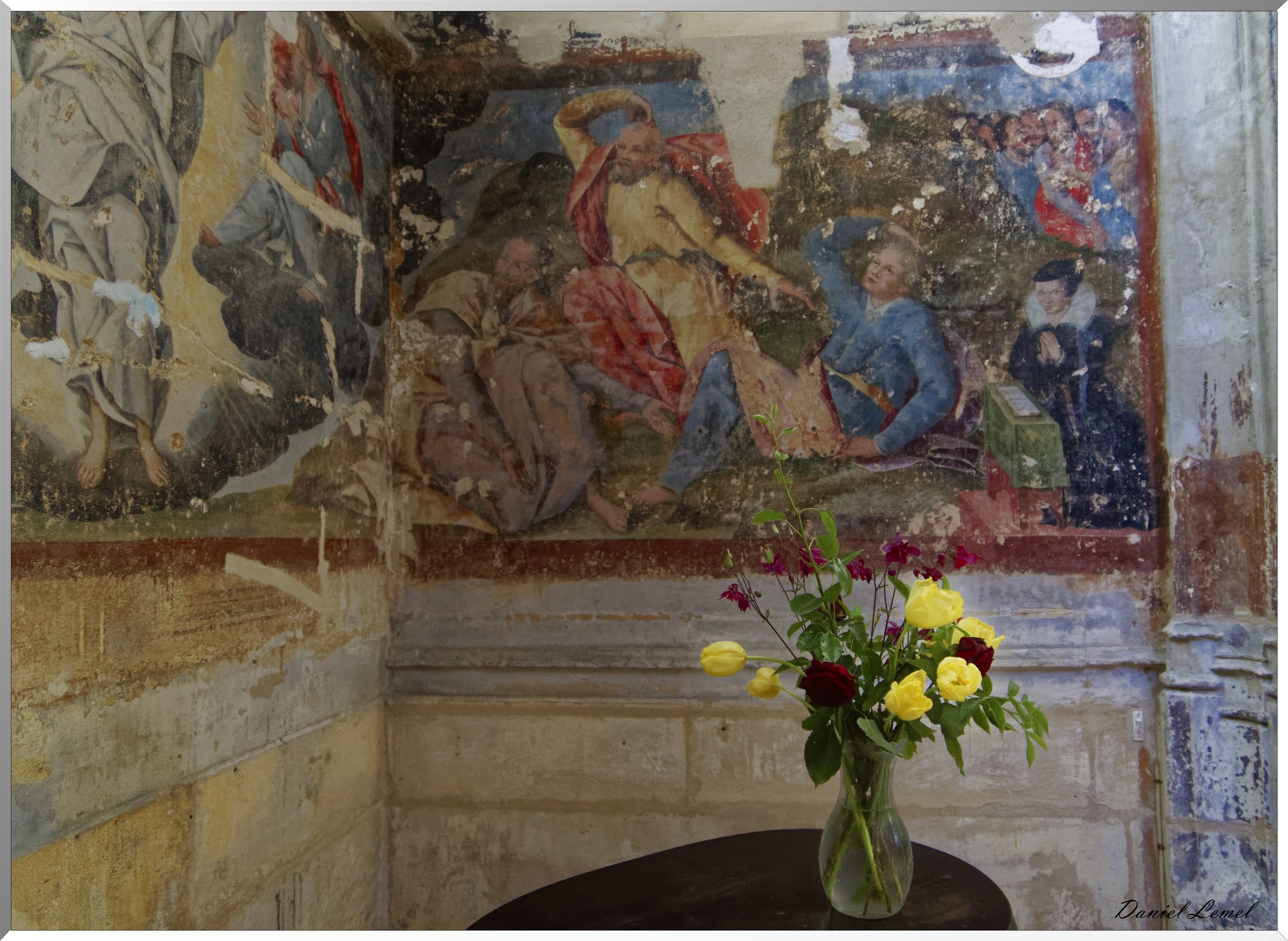 Peinture murale représentant la transfiguration