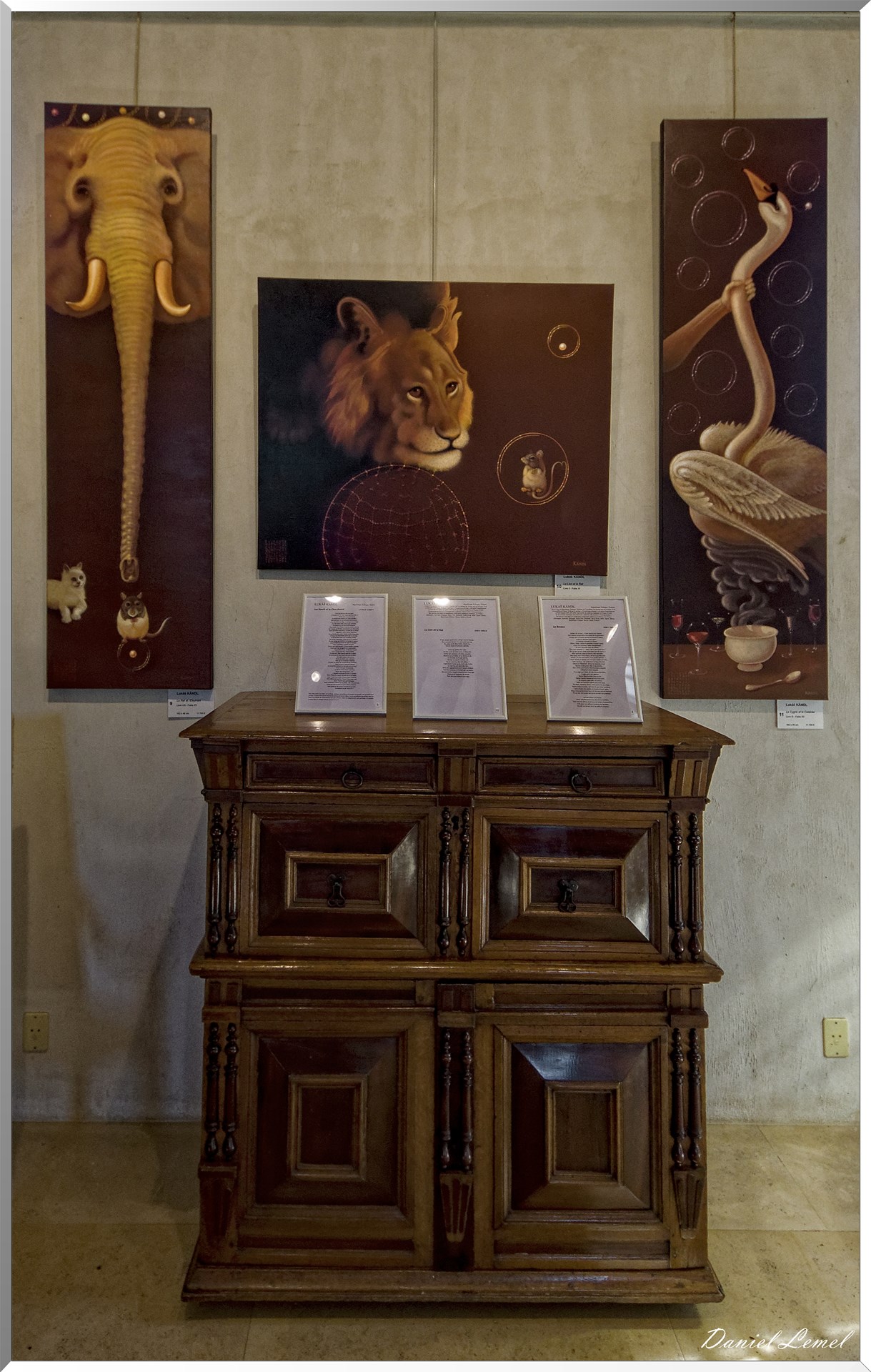 "Le rat et l'éléphant" - "Le lion et le rat" - "Le cygne et le cuisinier" -  Lukáš KÁNDL