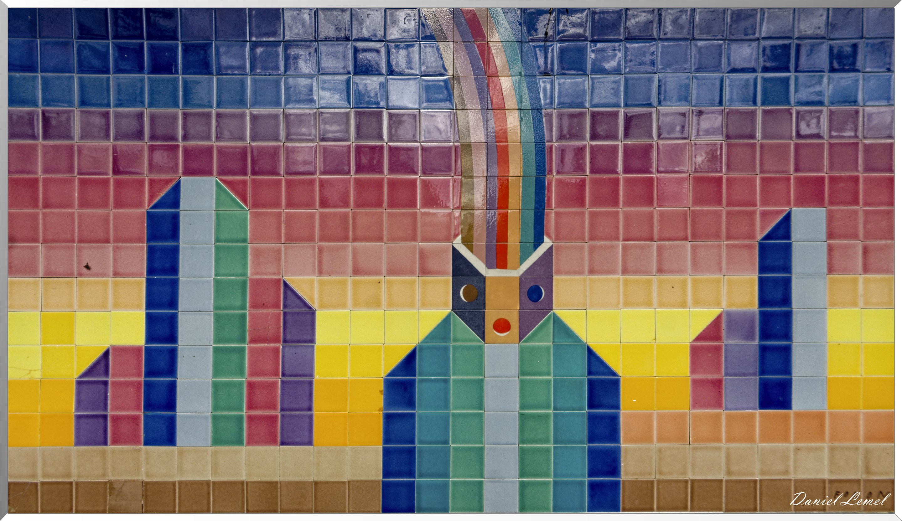 Céramique - "La pensée" Jean Michel Folon - 1981