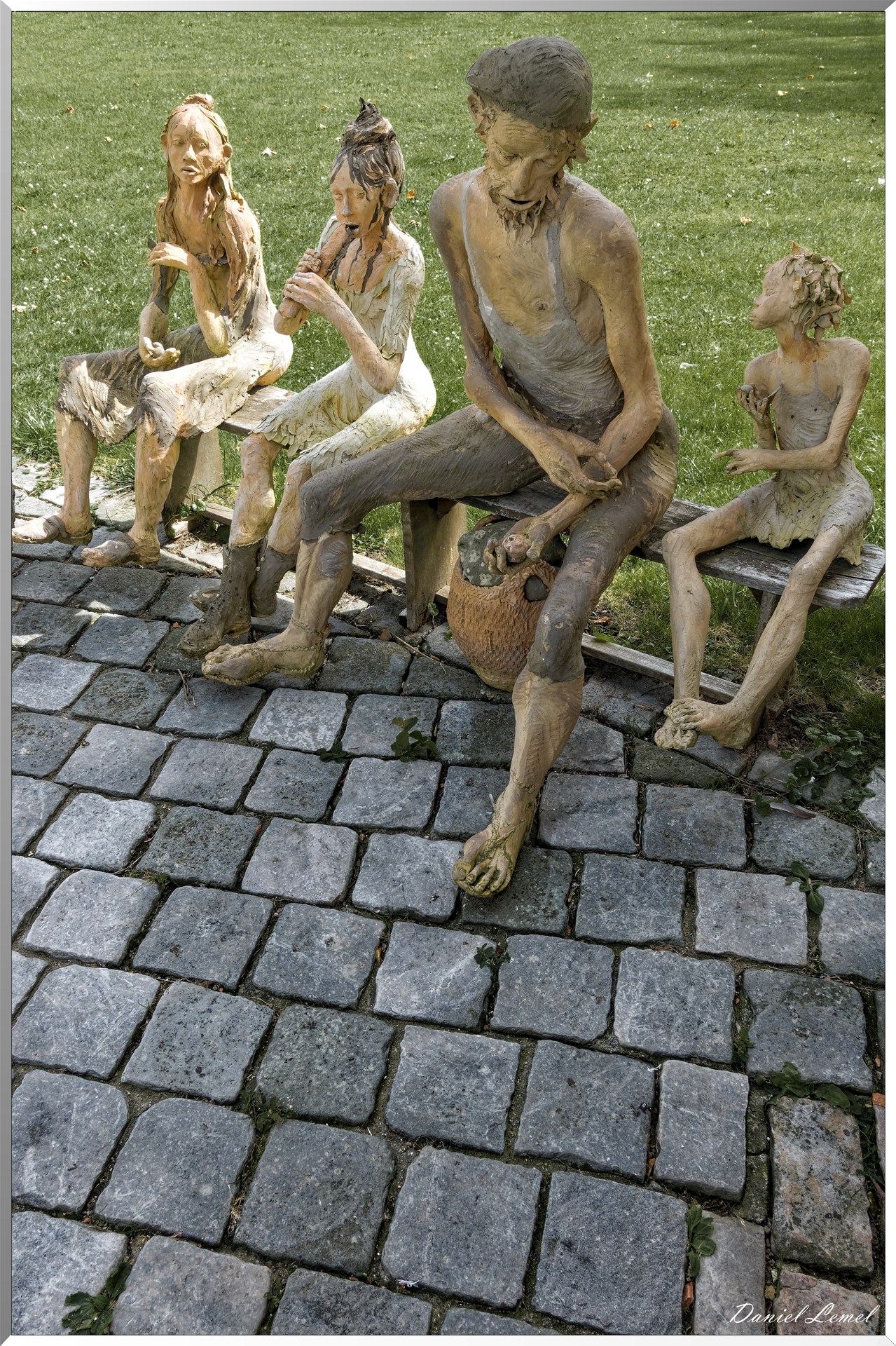 Terre cuite "La pause"  - Fanny Férré - 2010