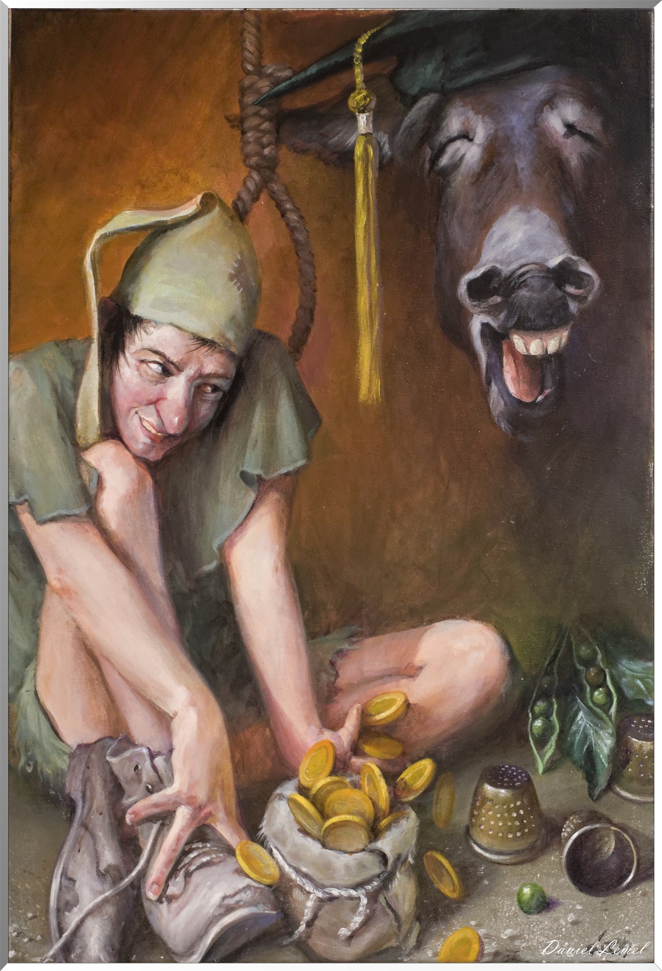 "Le Charlatan - Livre VI - Fable XIX" - Leon Ariev