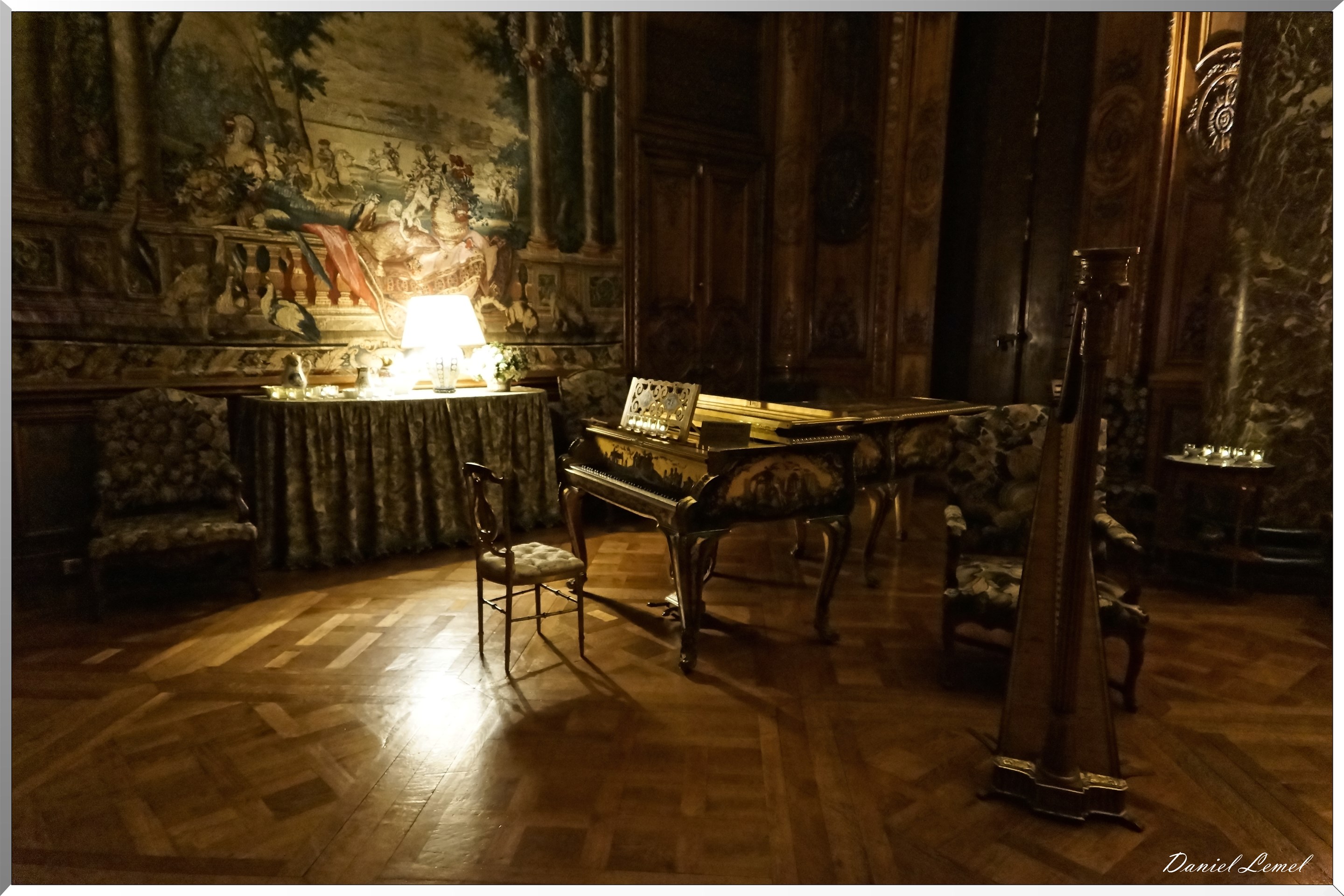 Piano Erard dans le grand salon