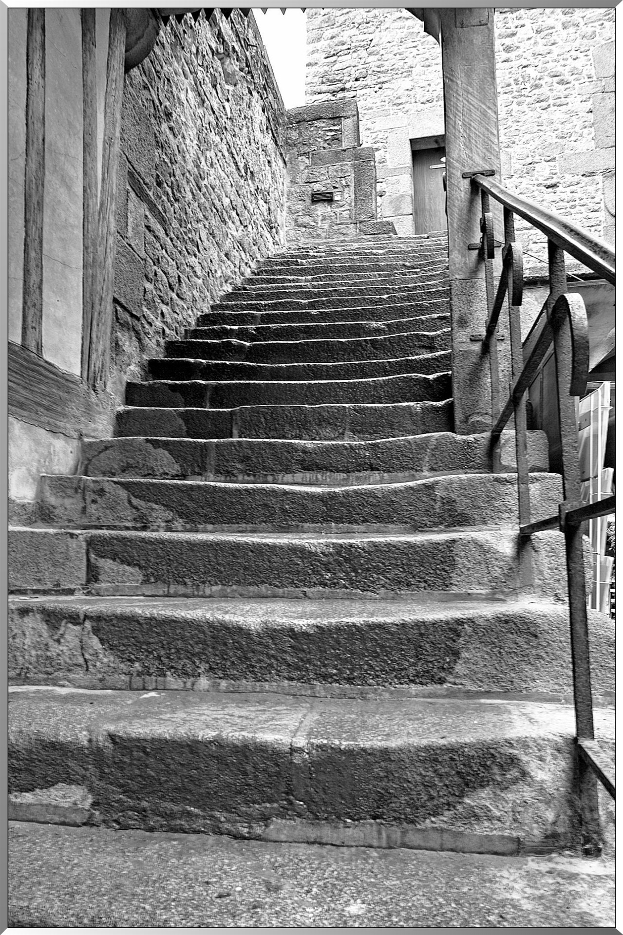 Mont Saint-Michel - Escalier