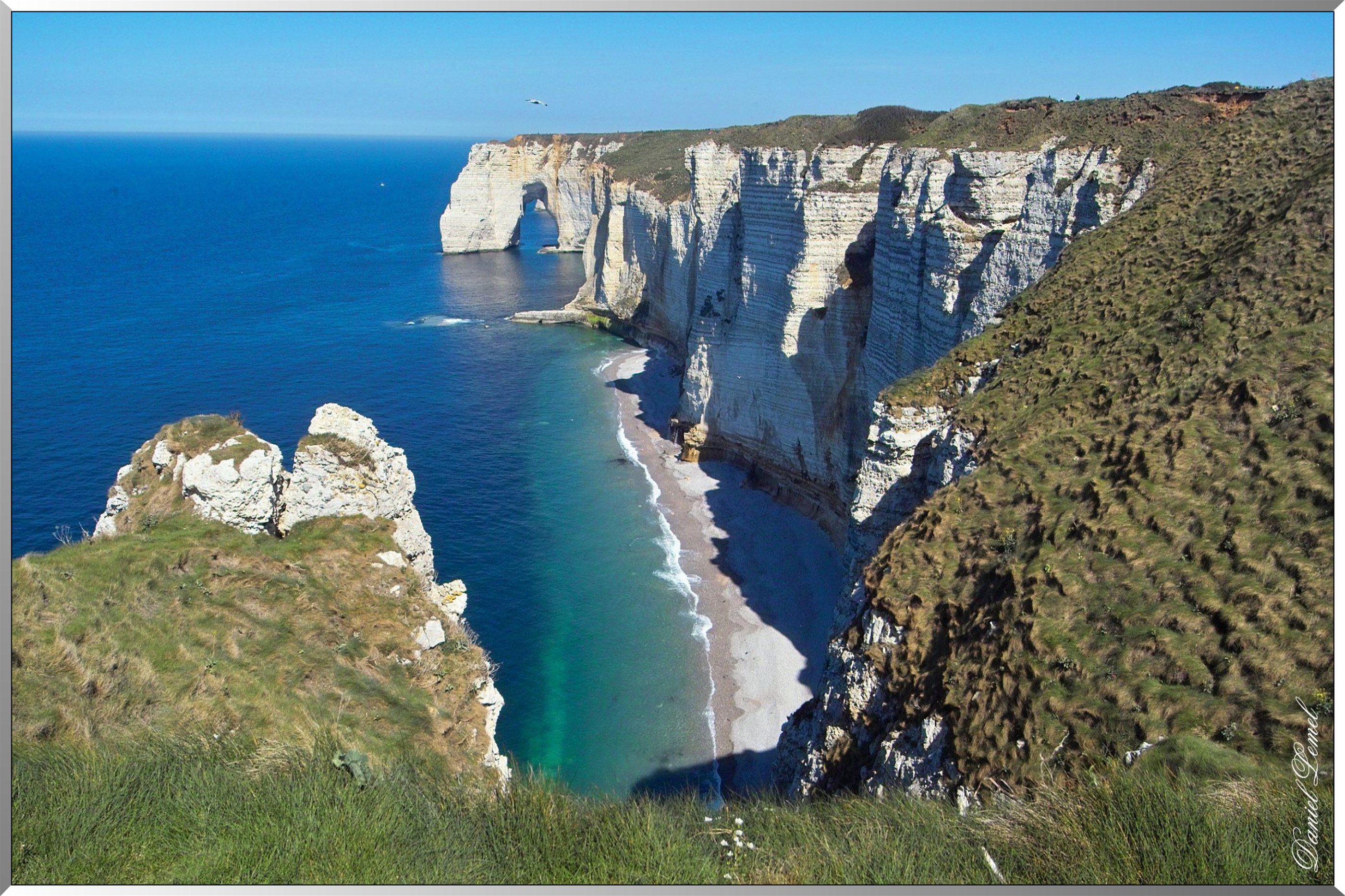 Vue des falaises - La Manneporte