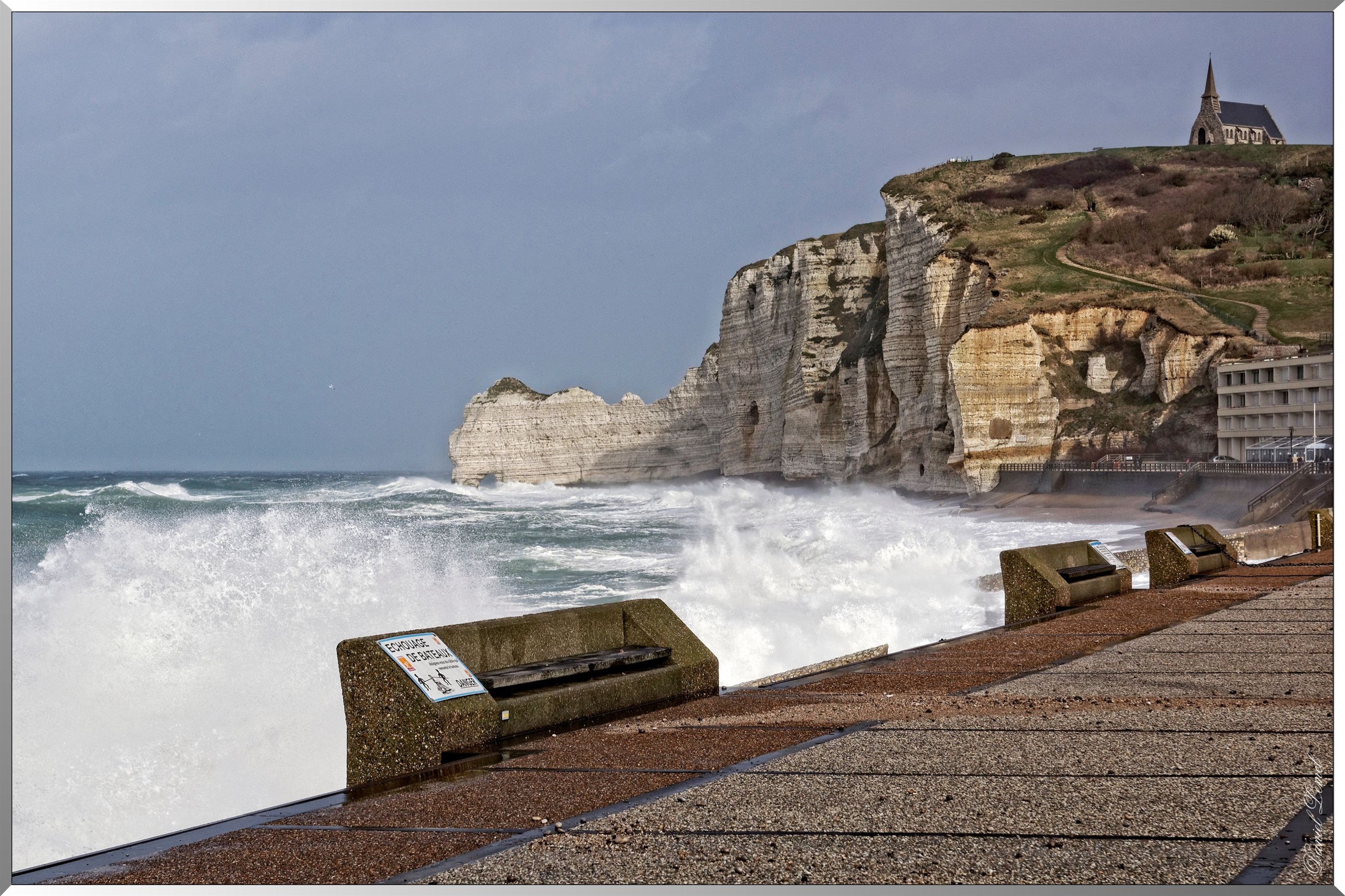 Tempête et hautes marées
