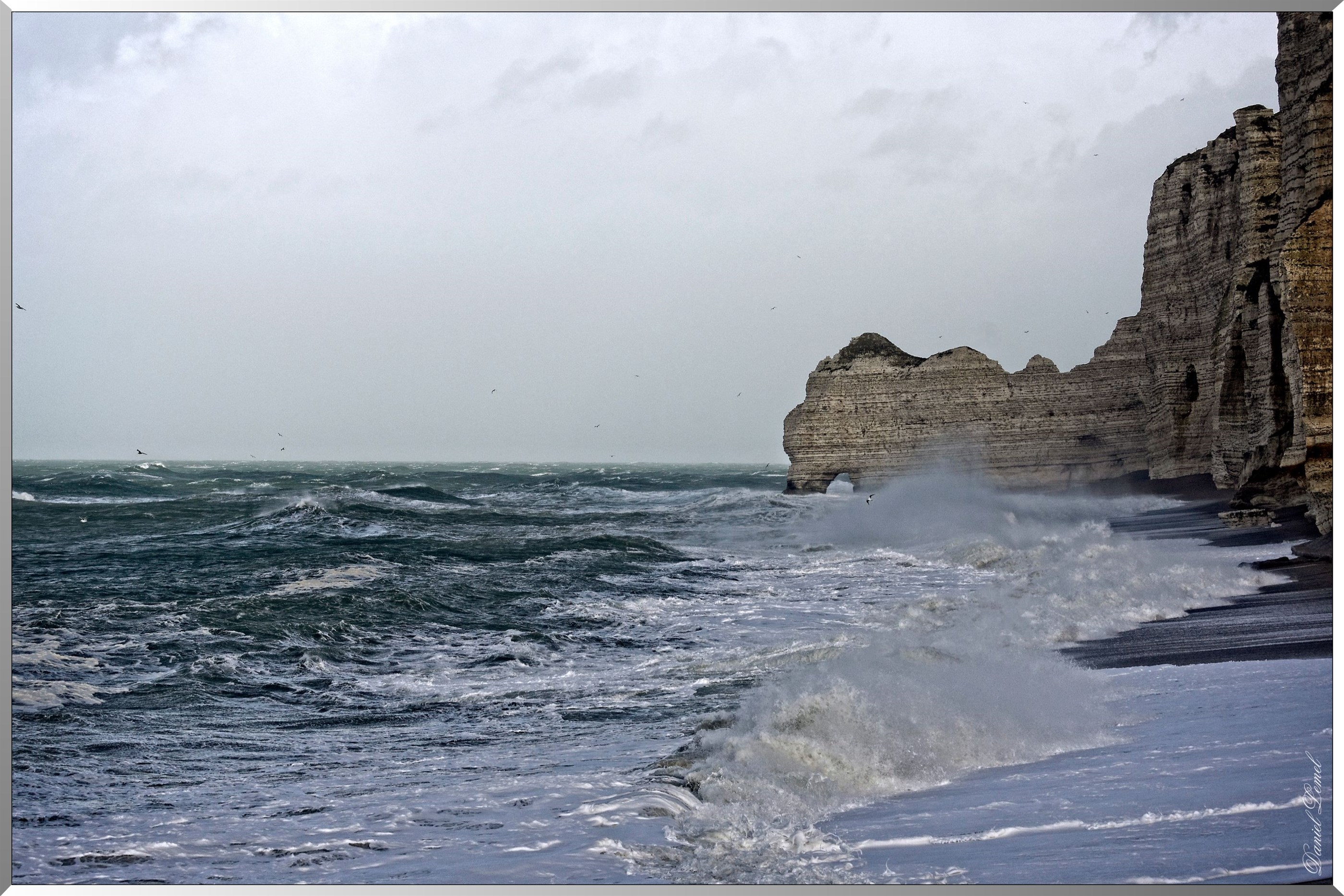 Tempête et hautes marées