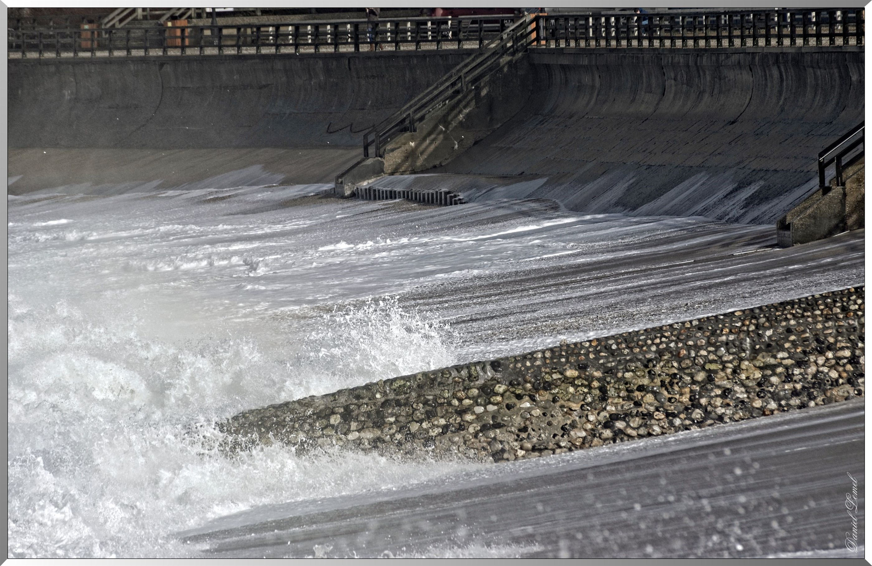 Tempête et hautes marées