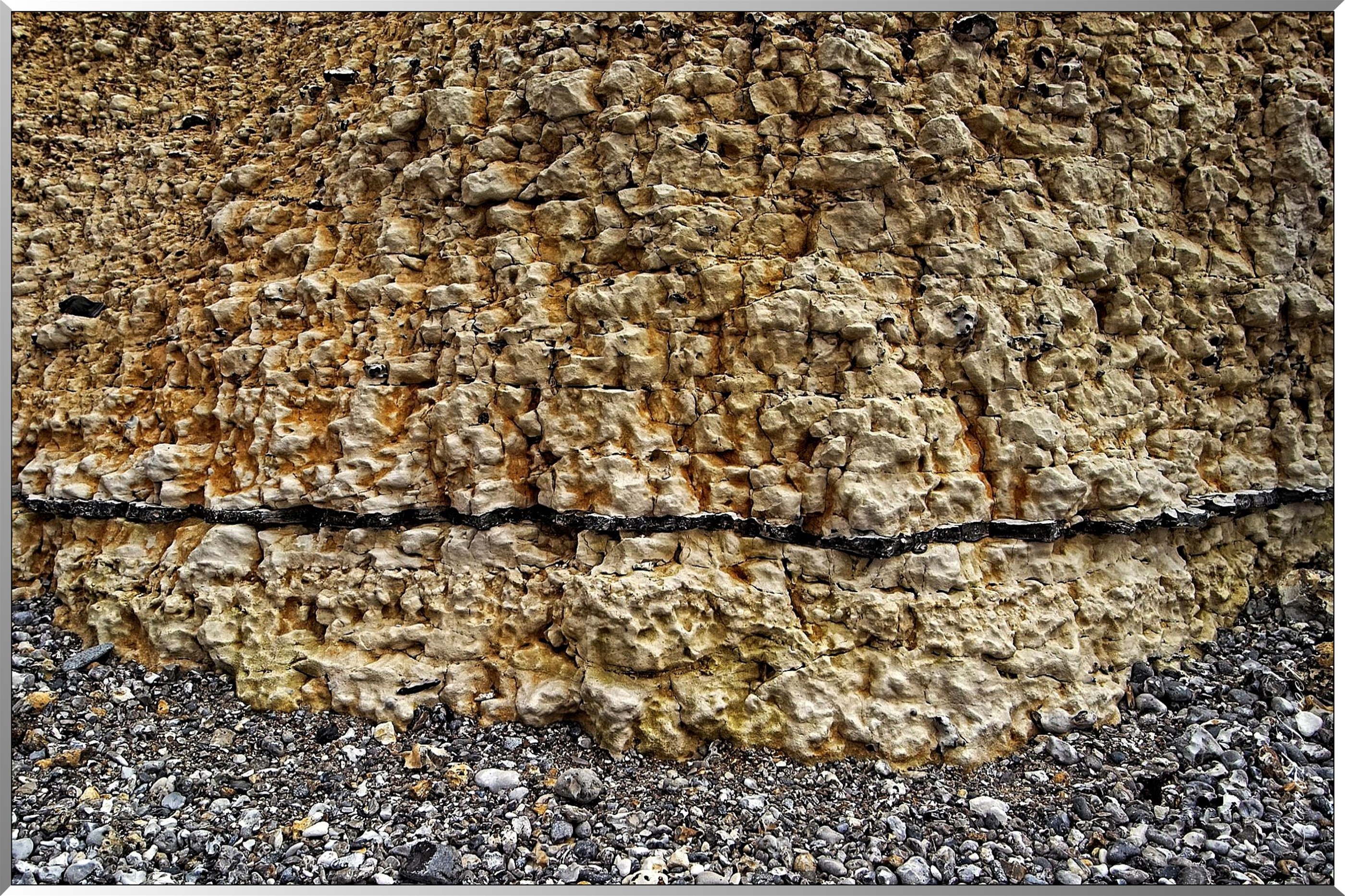 Falaises Couches de craie