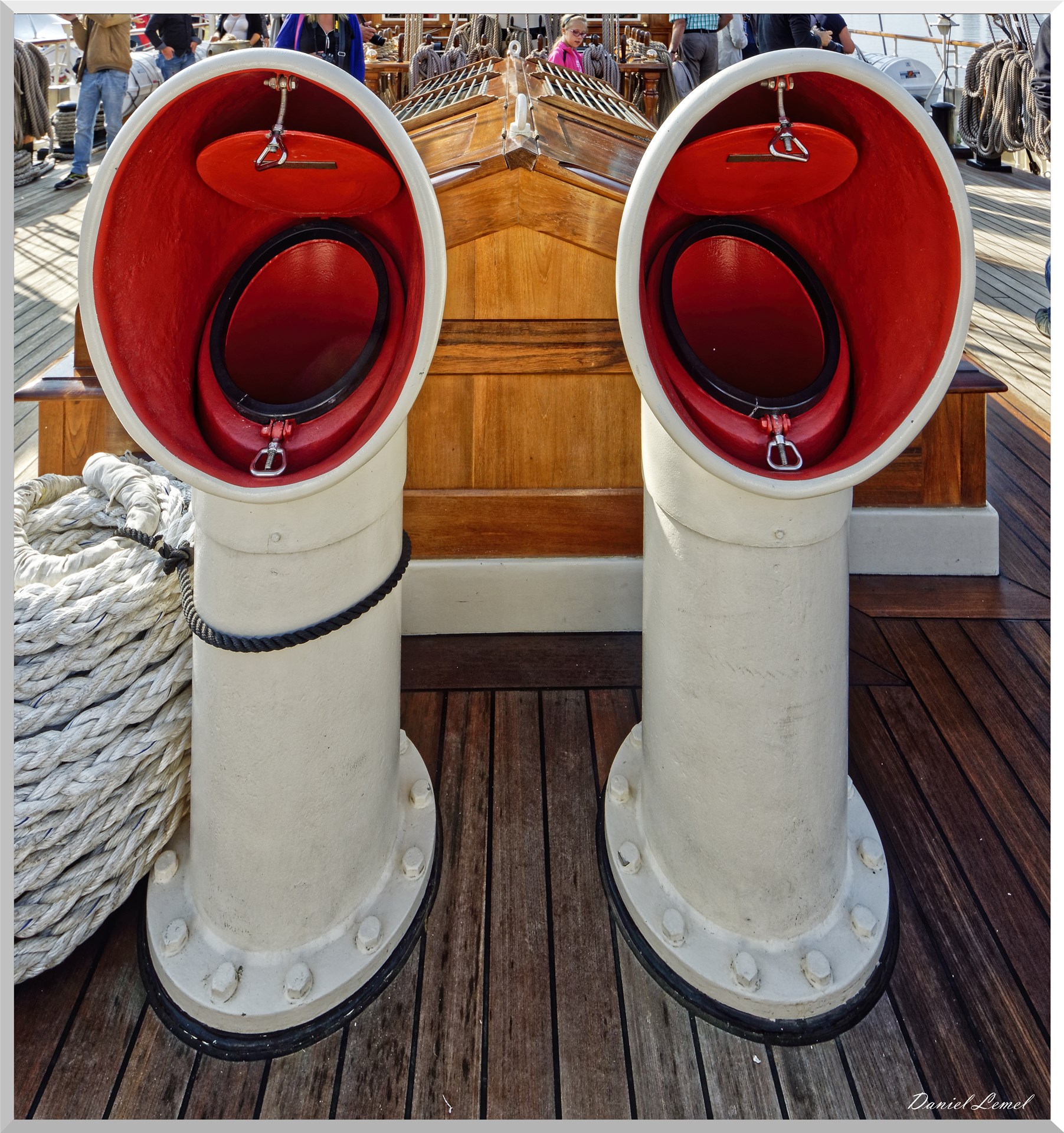 Le Shabab Oman II - Manches à air