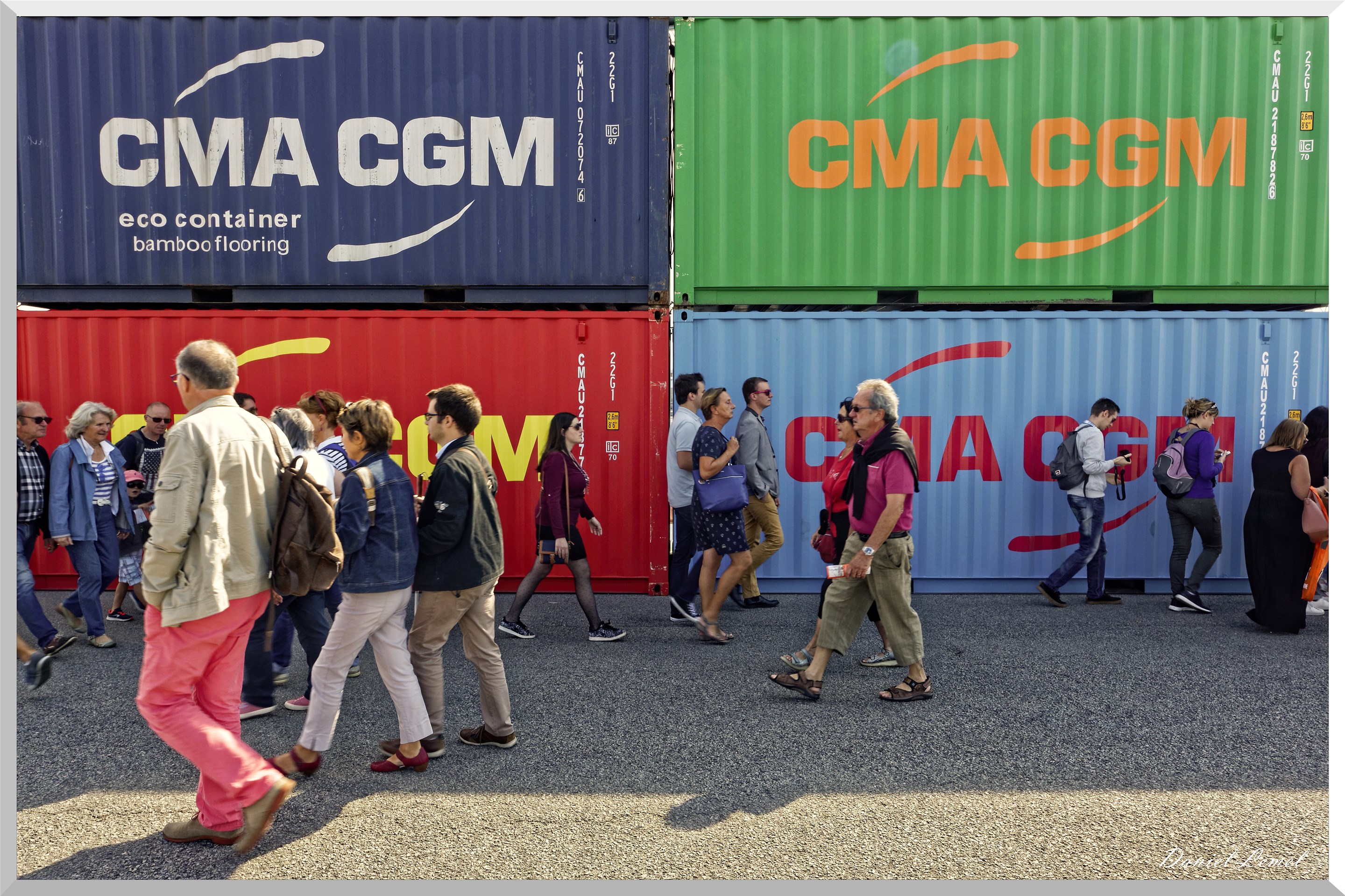 Eco container bamboo flooring