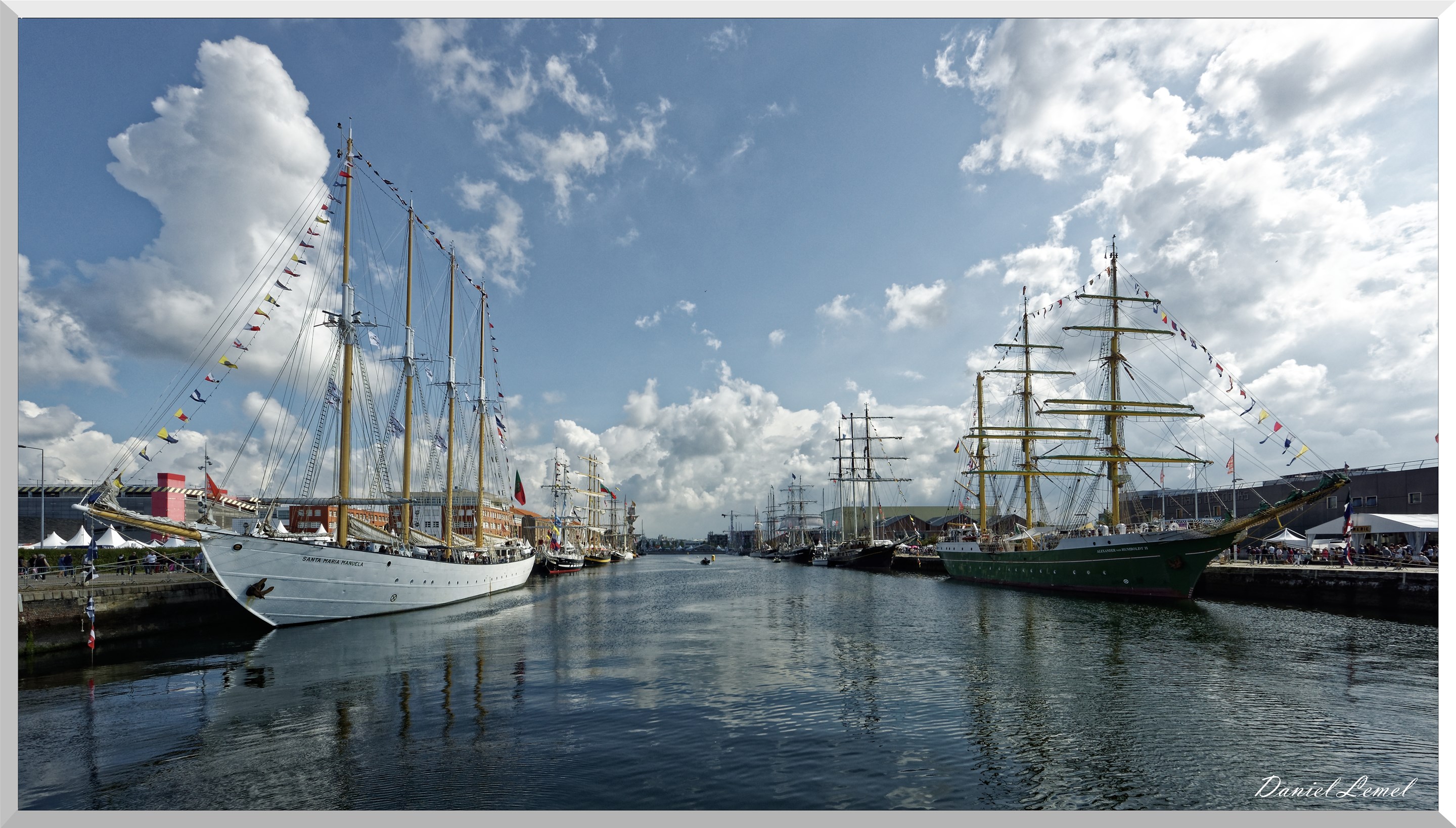 Vue du pont des Docks