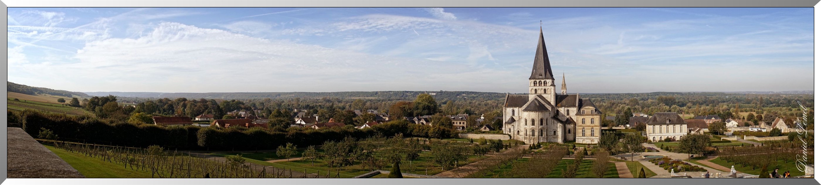 Pano Abbaye romane