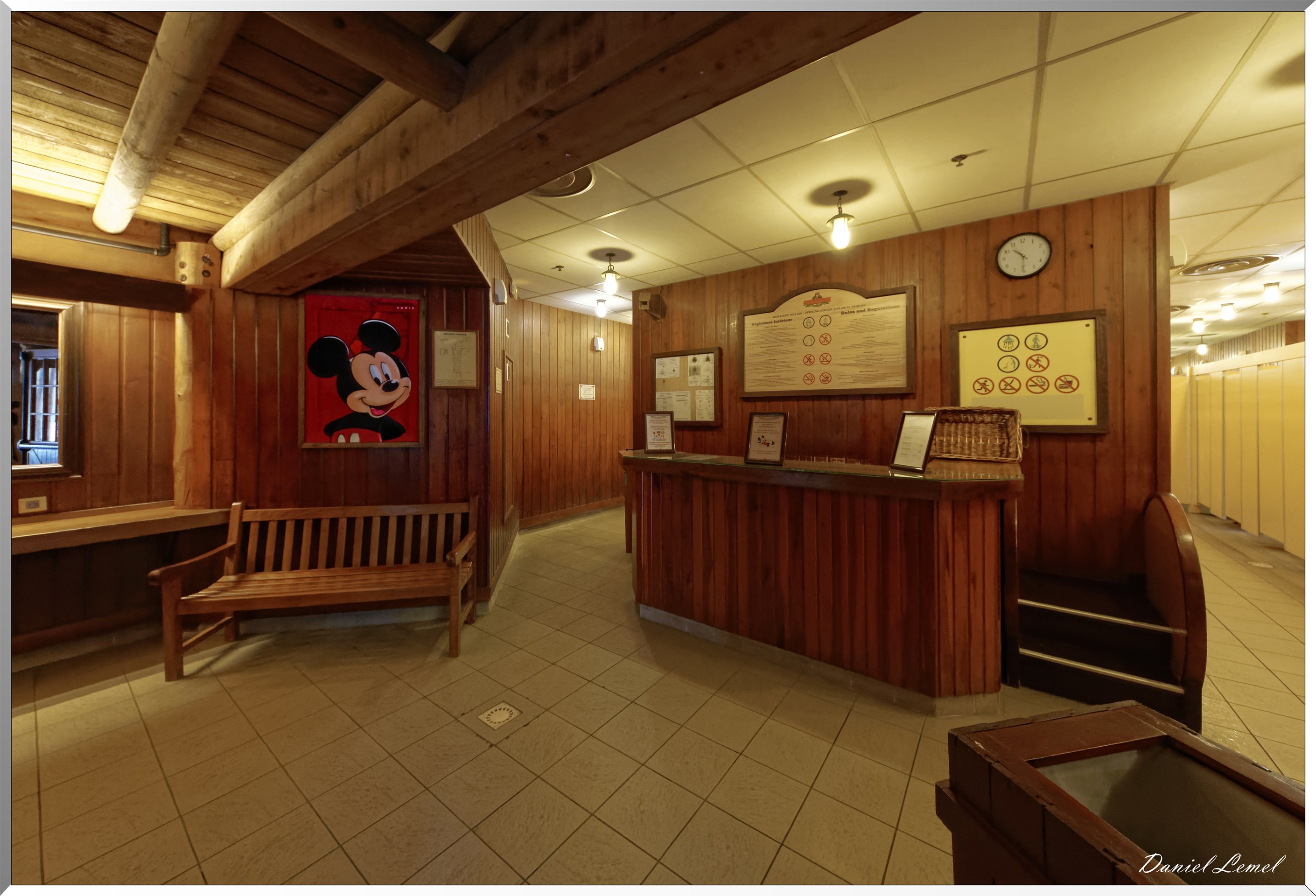 Entrée de la piscine