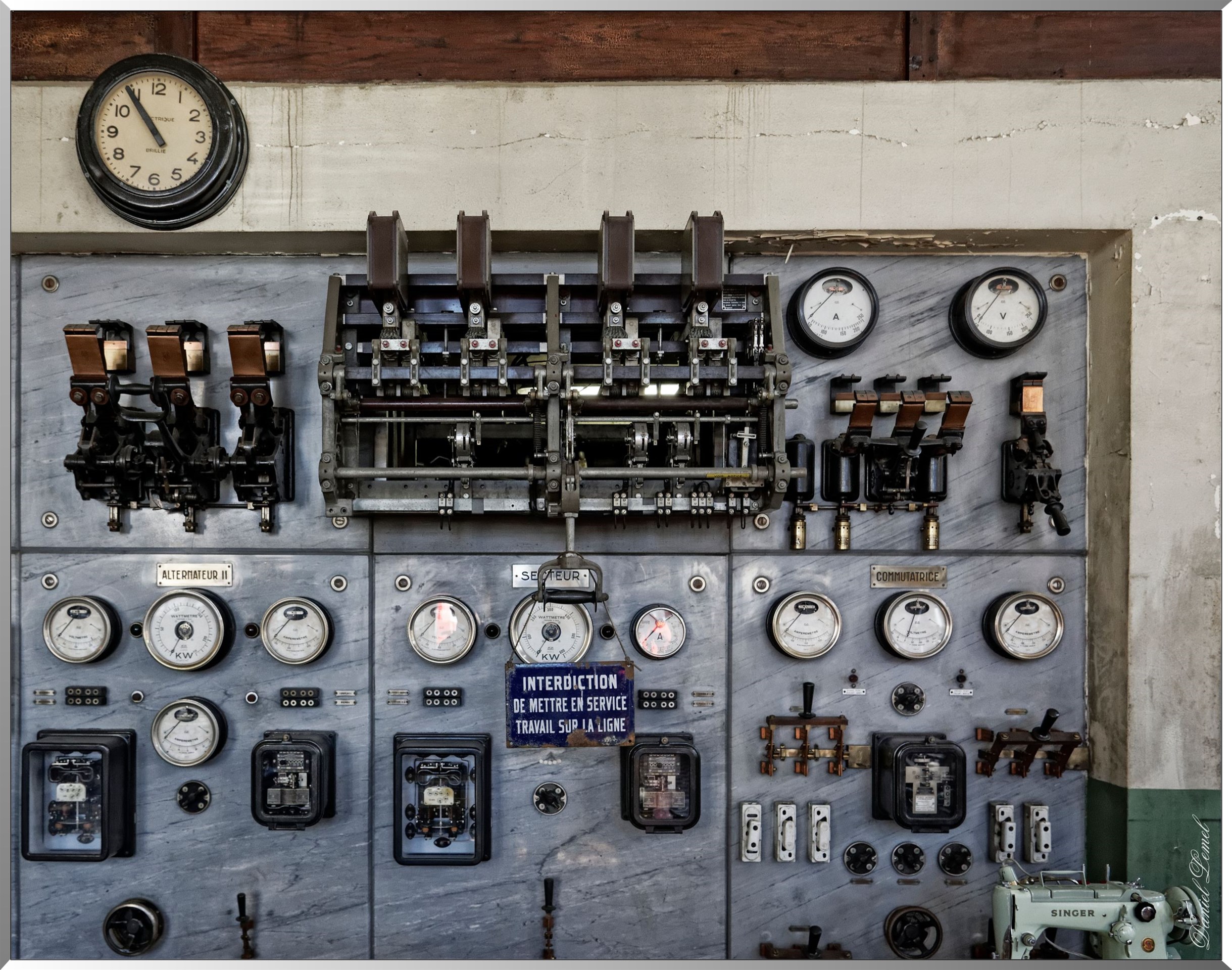 Petite partie du tableau électrique