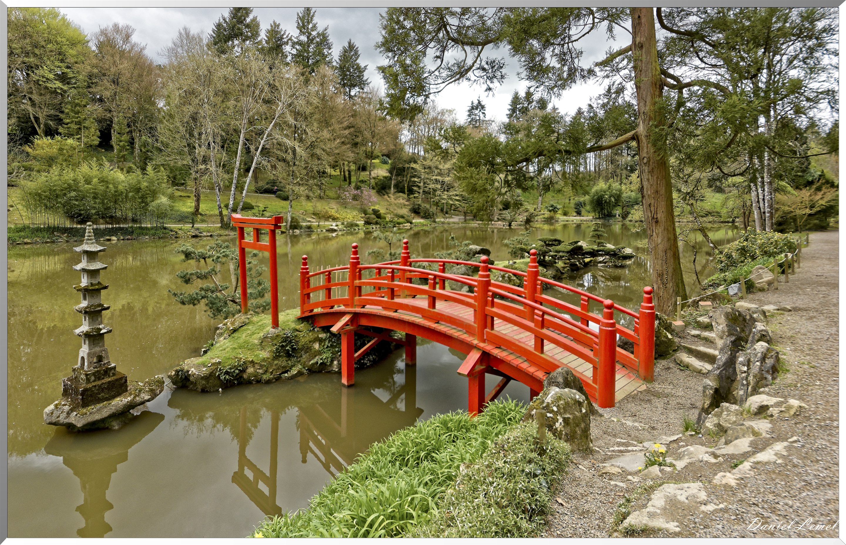 Parc Oriental de Maulévrier au printemps