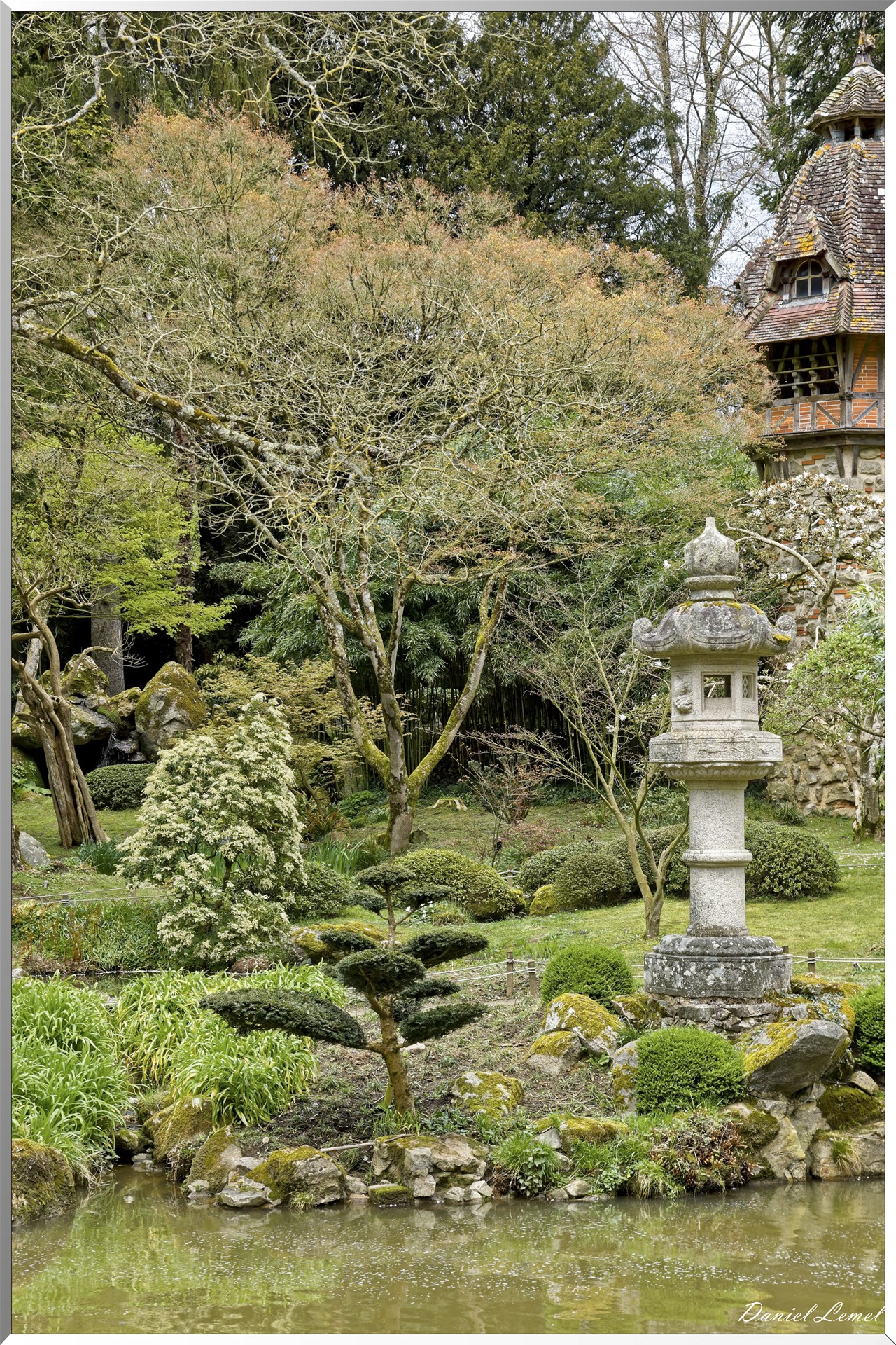 Parc Oriental de Maulévrier au printemps