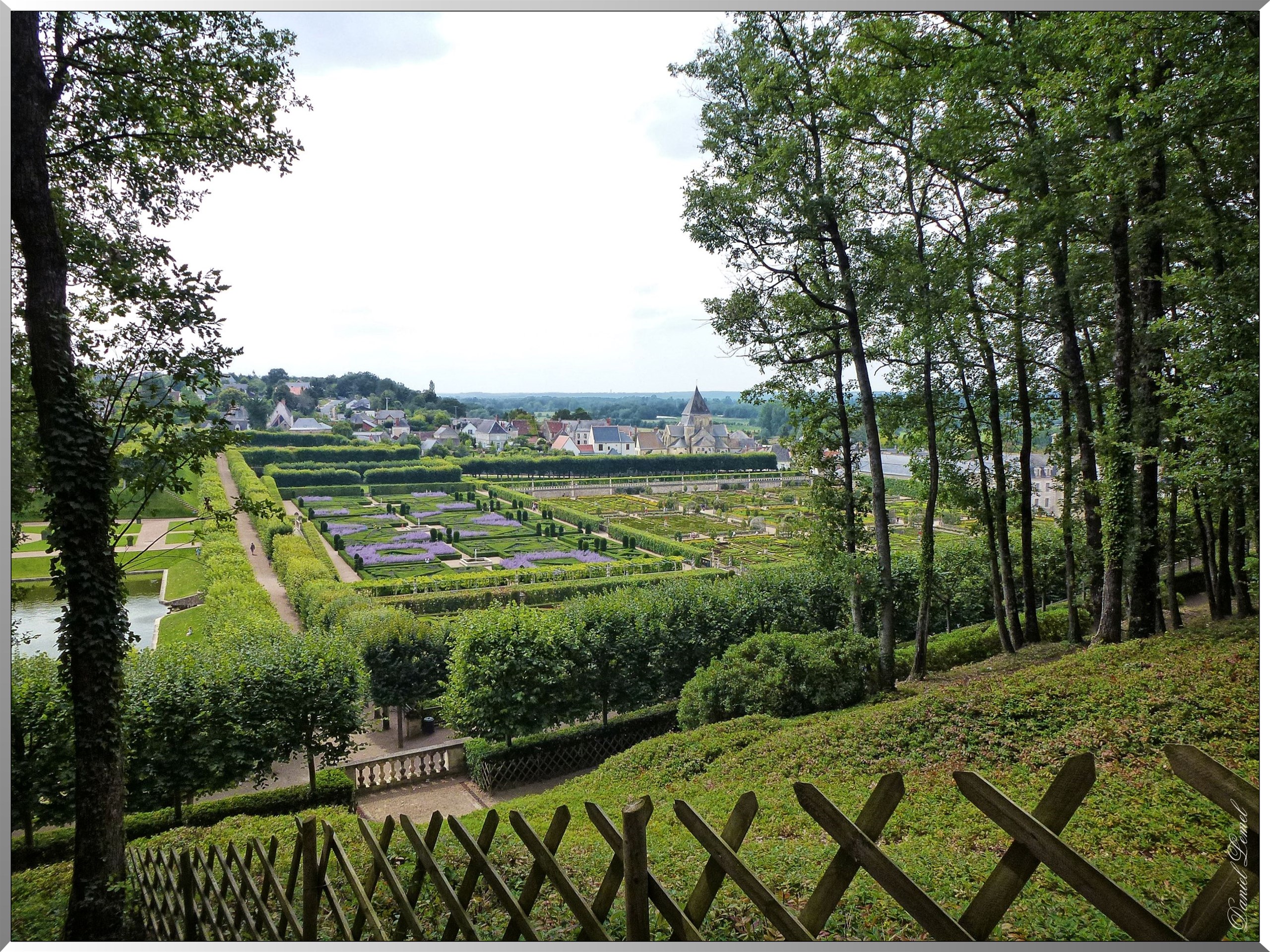 Jardin d ornement vue du haut