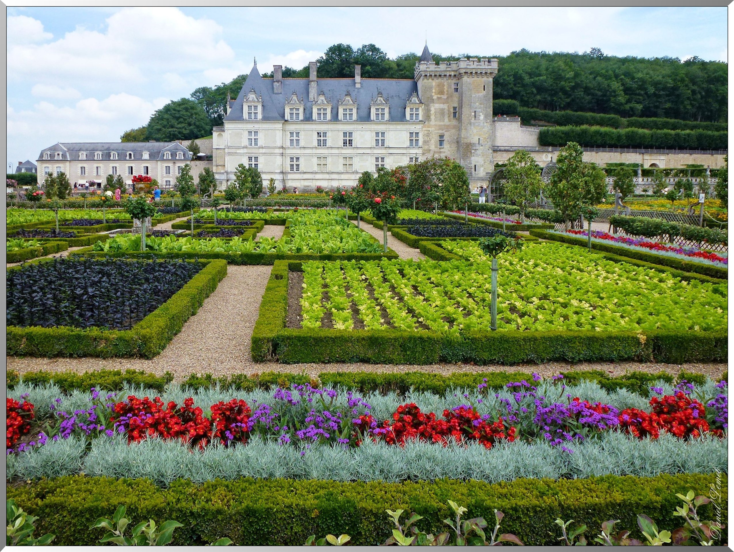Vue jardins et chateau 3