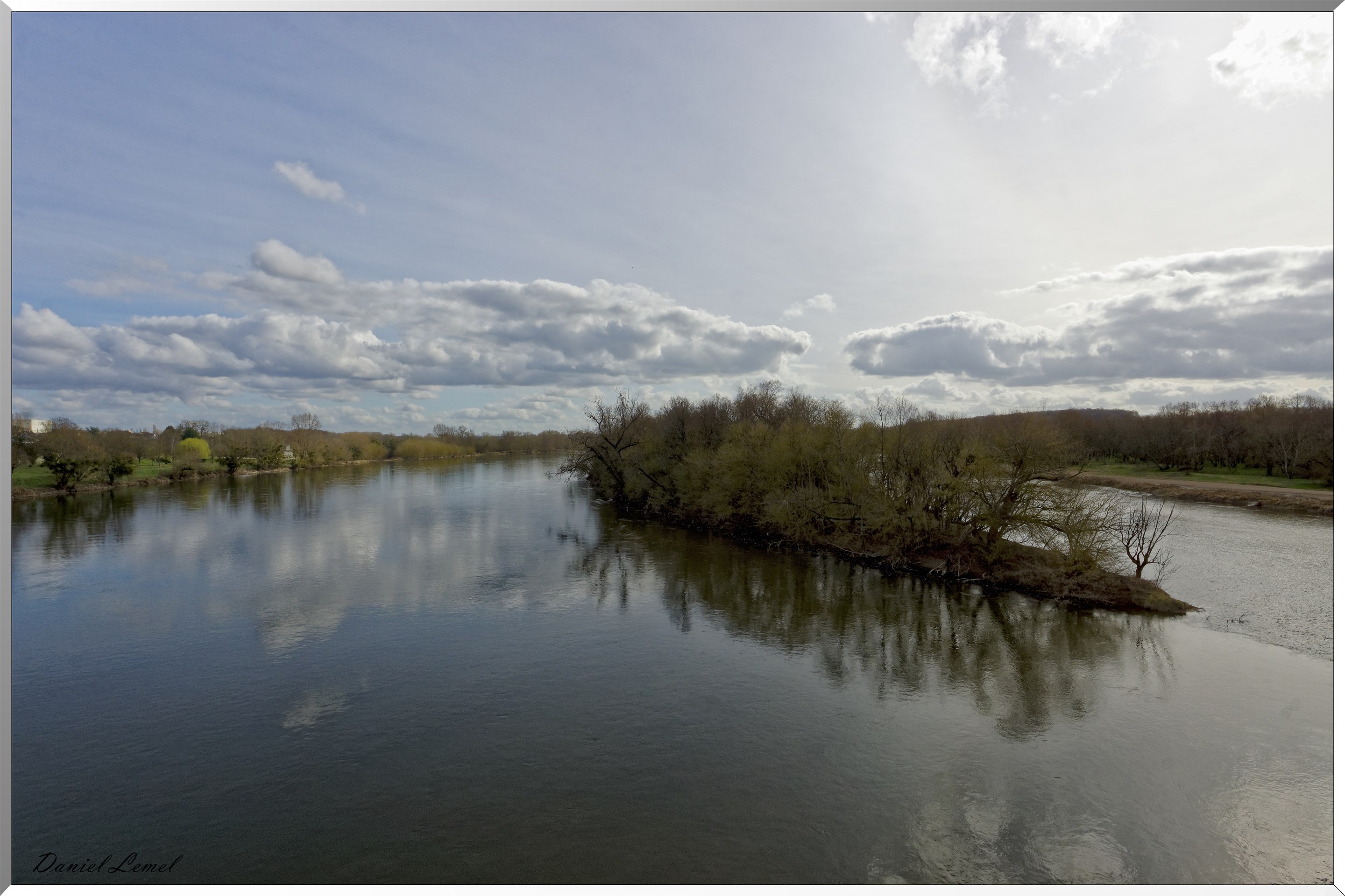 La Loire vu du pont canal