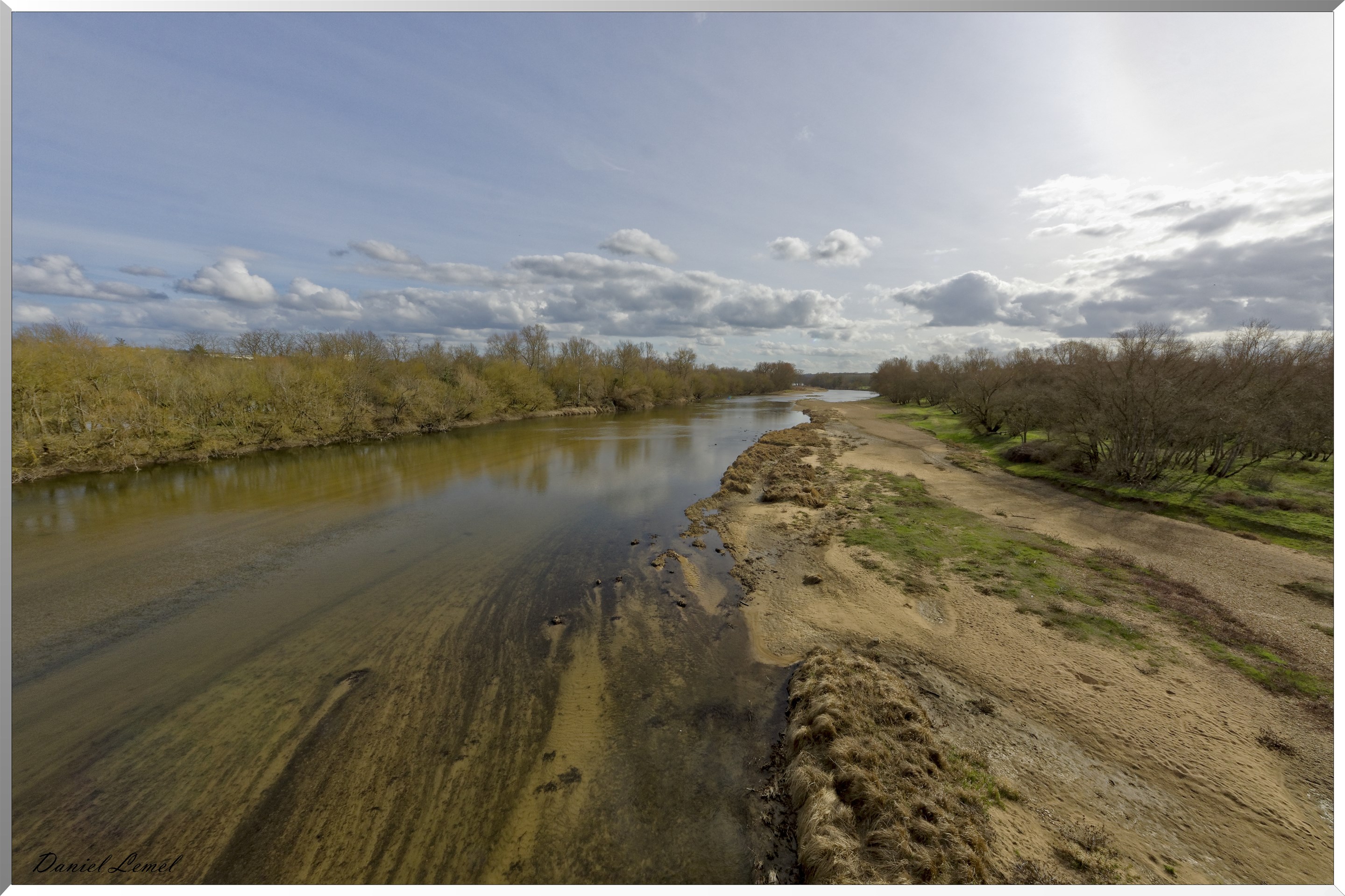 La Loire vu du pont canal