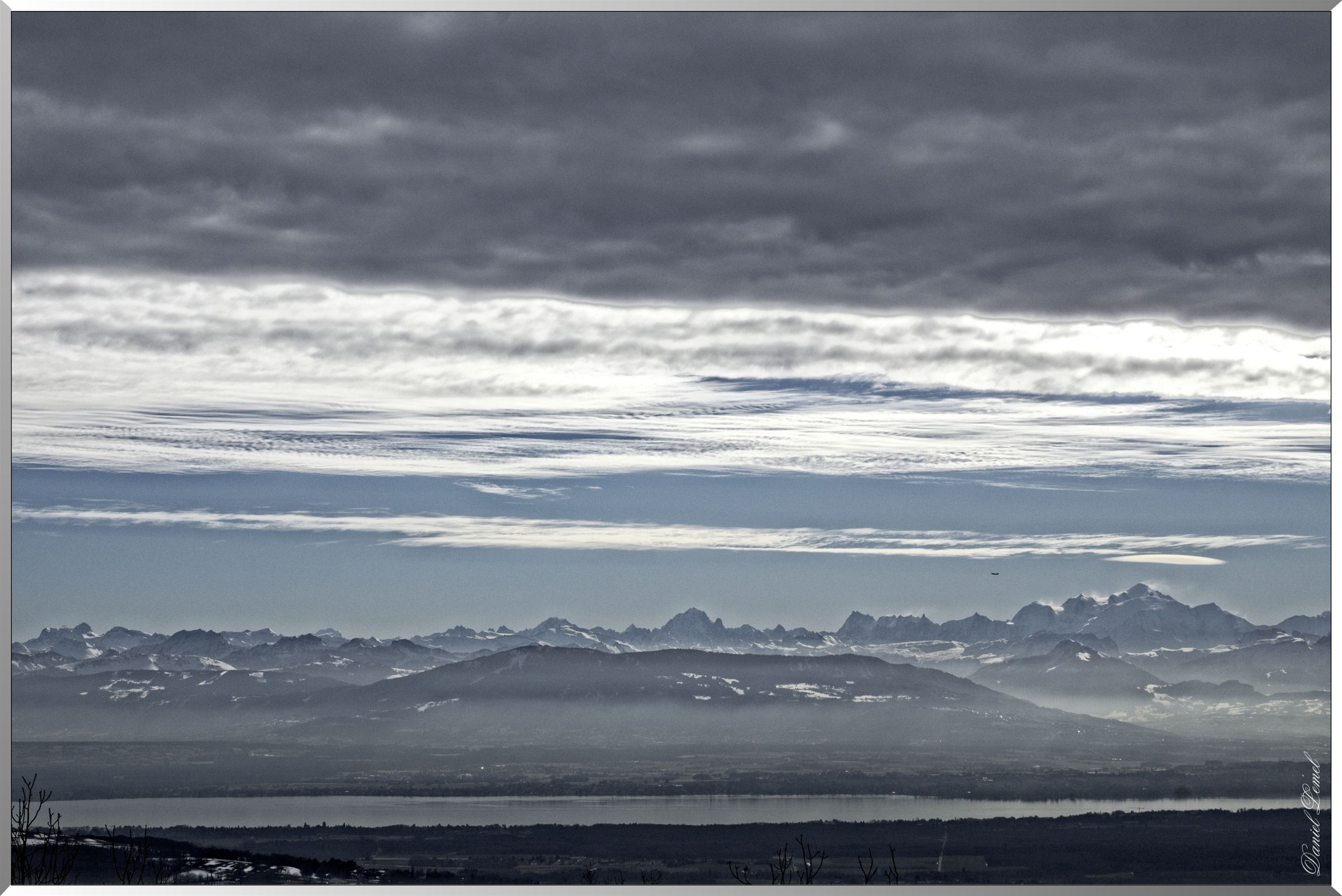 Vue sur le Mont-Blanc