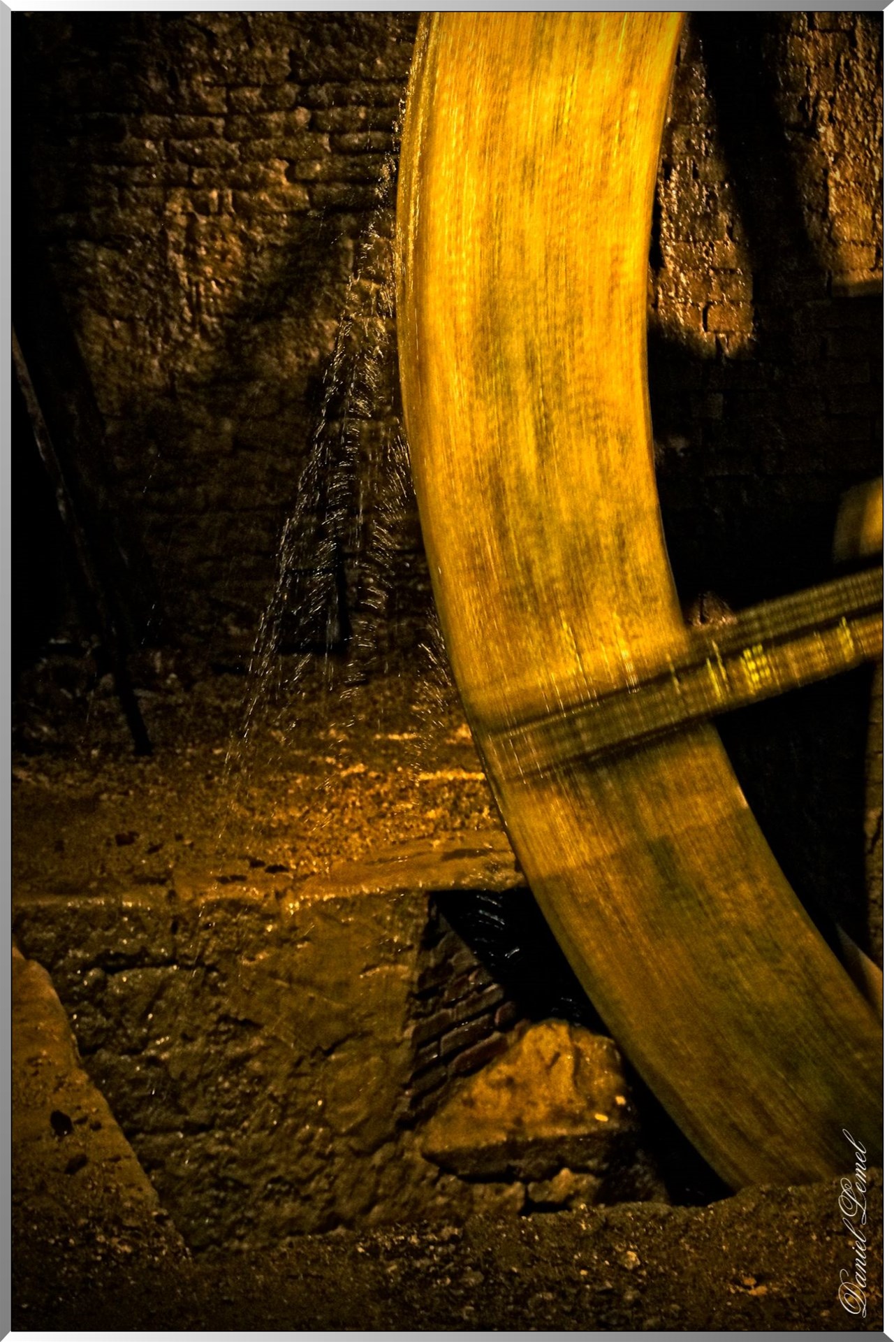 La roue à aube de la Grande Saline - Détail