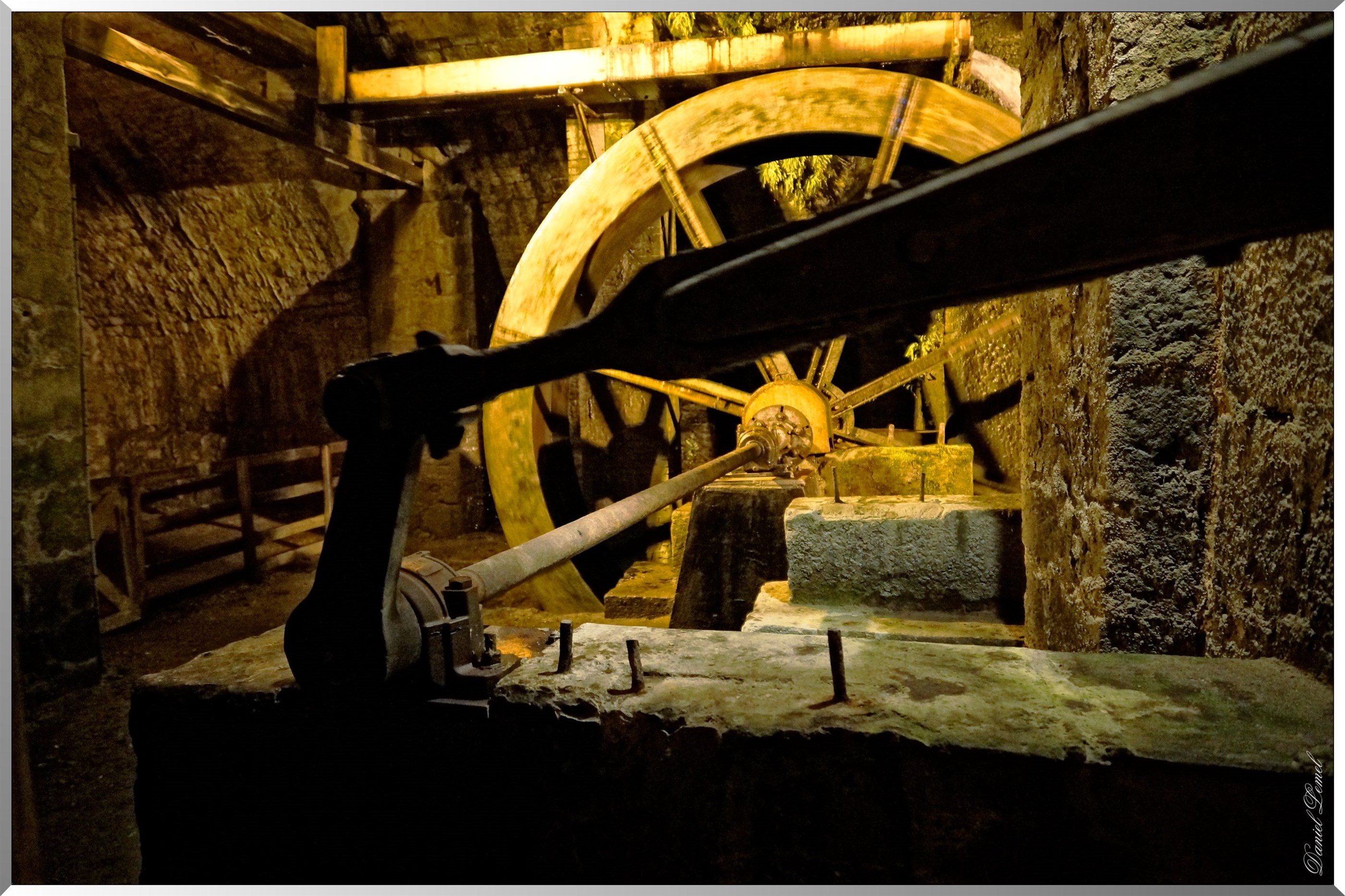 La roue à aube de la Grande Saline