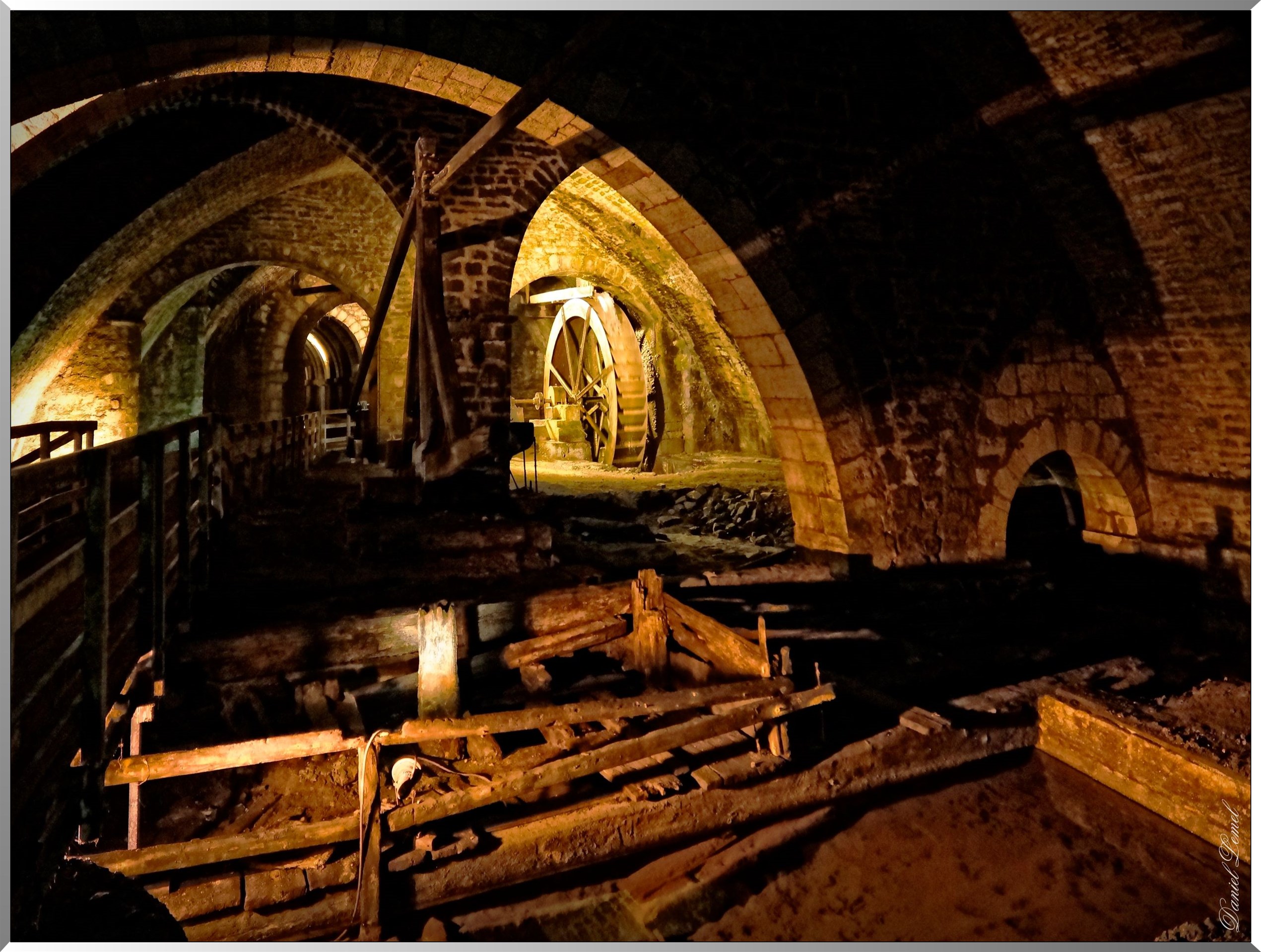 La roue à aube de la Grande Saline