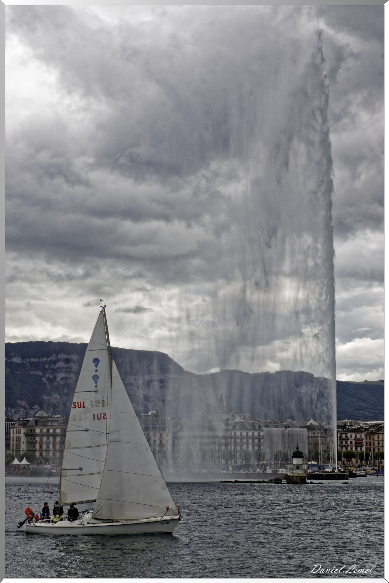 Le jet d'eau