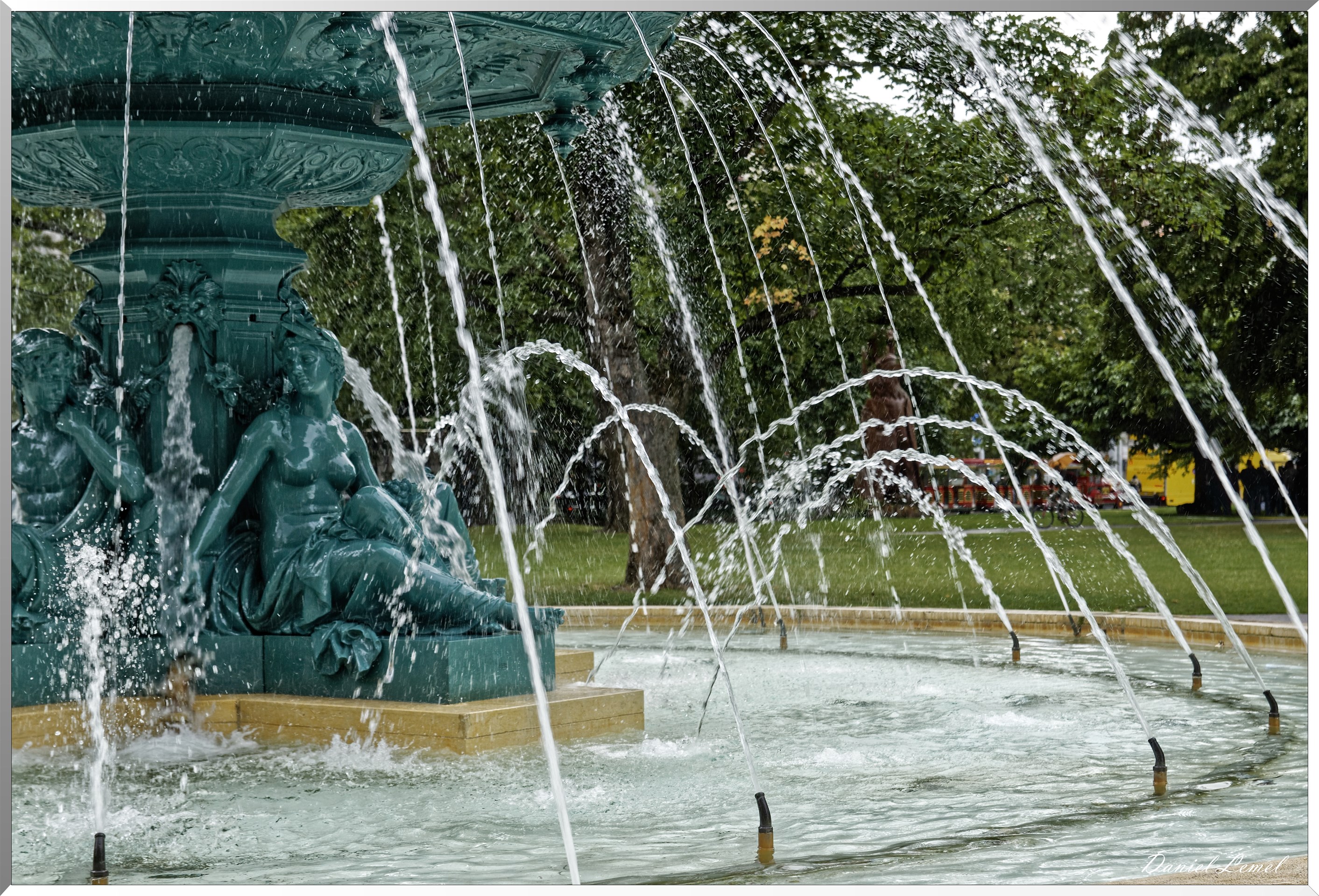 Fontaine - Jardin anglais