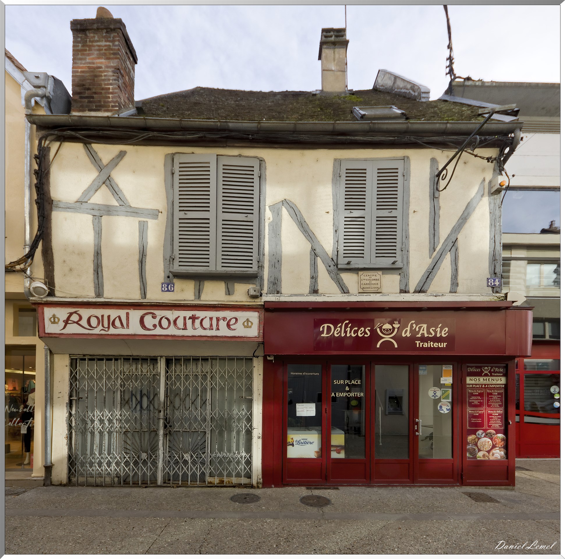Façade de maison du 16ème siècle
