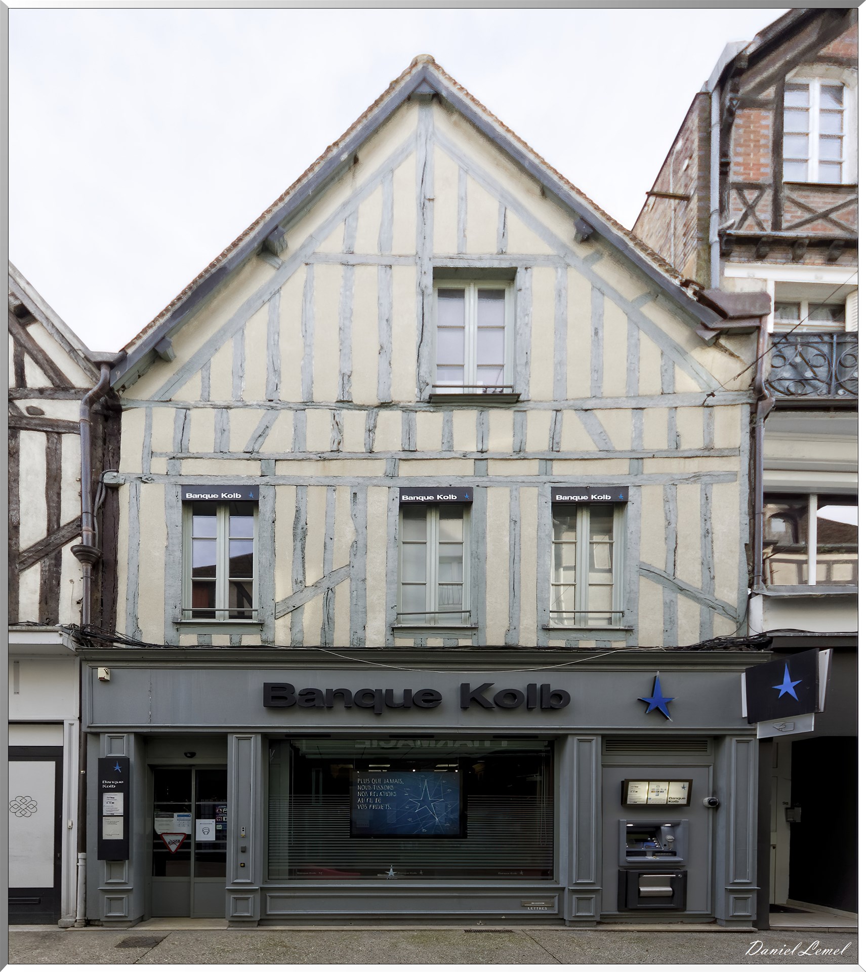 Façade de maison du 16ème siècle