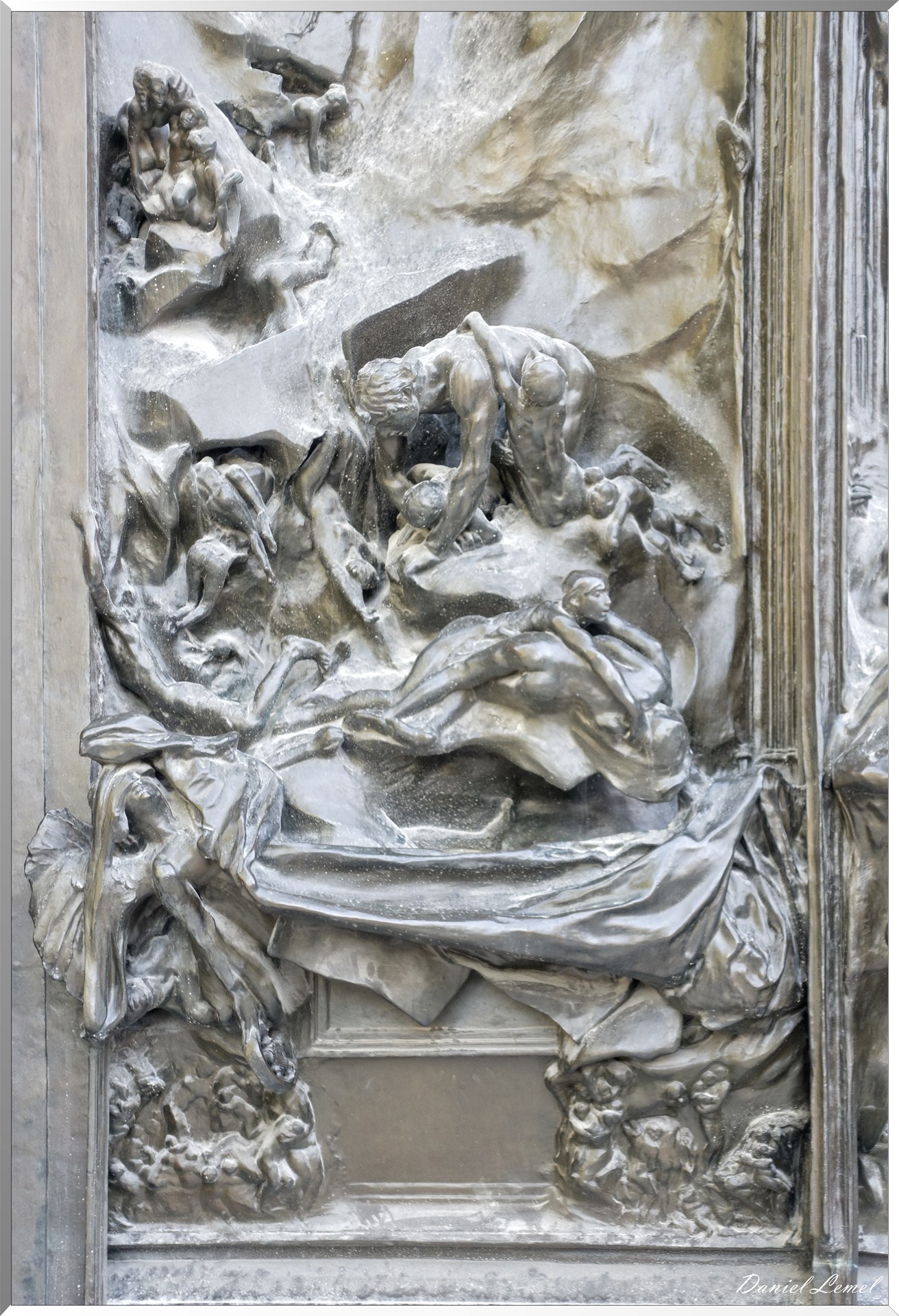 Détail de la Porte de l'Enfer