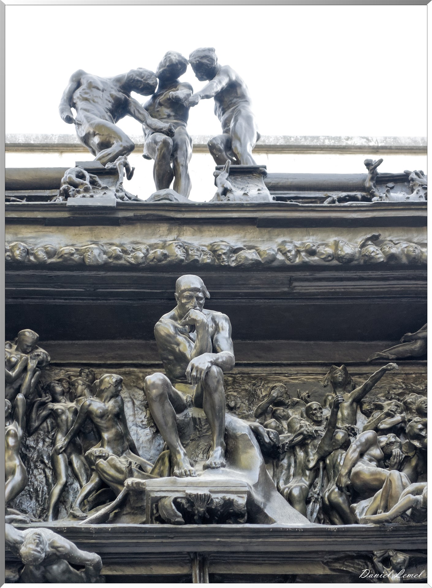 Détail de la Porte de l'Enfer