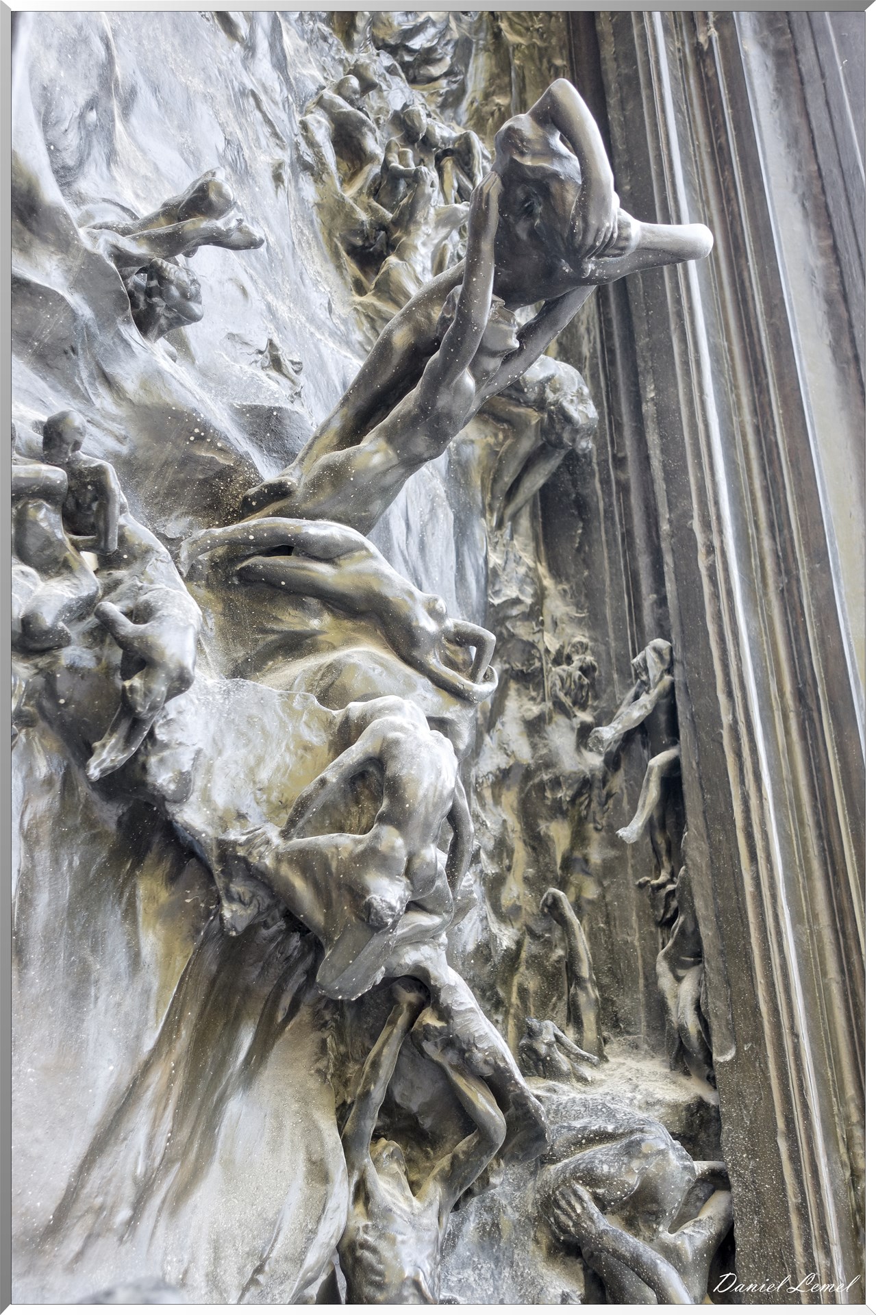 Détail de la Porte de l'Enfer