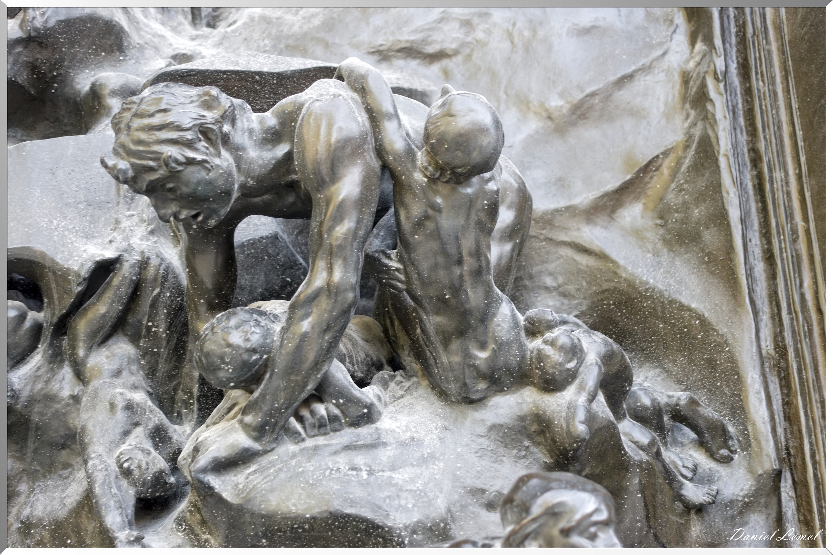 Détail de la Porte de l'Enfer