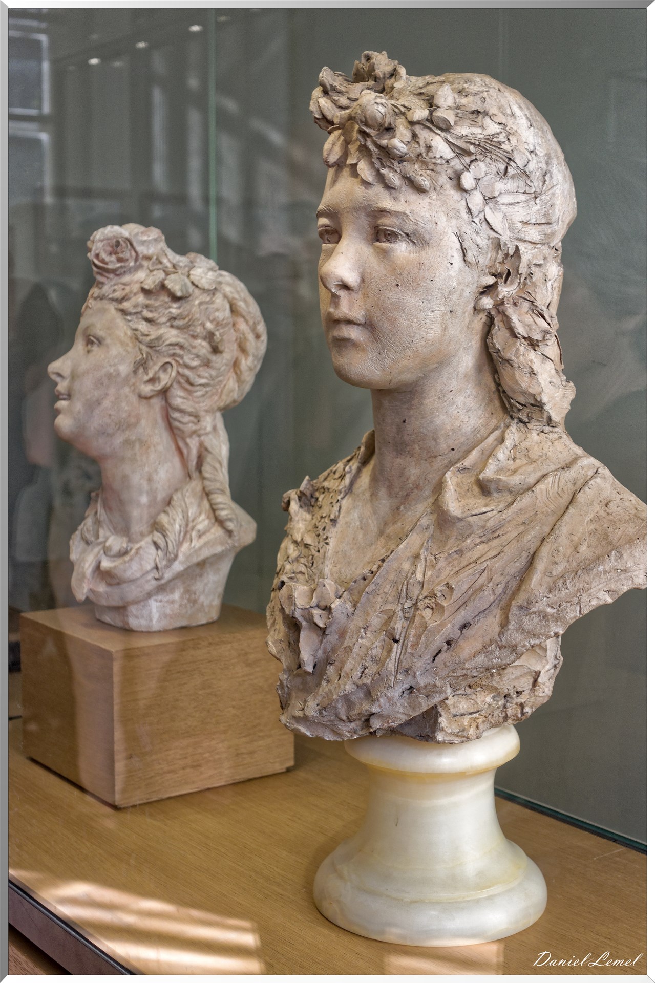 Jeune fille aux fleurs dans les cheveux