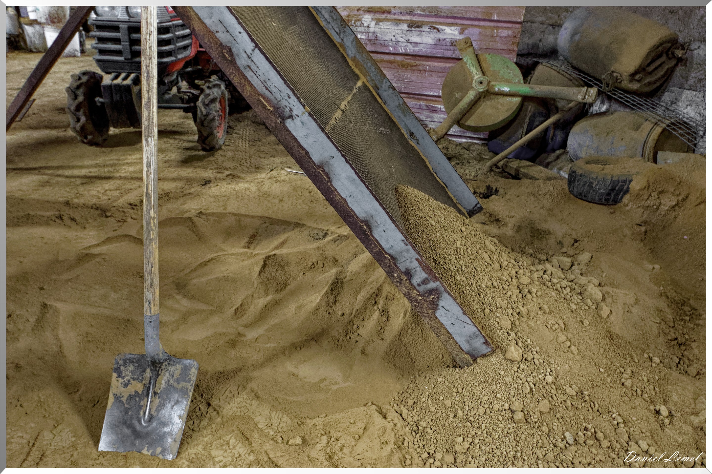 Argile en attente d'utilisation