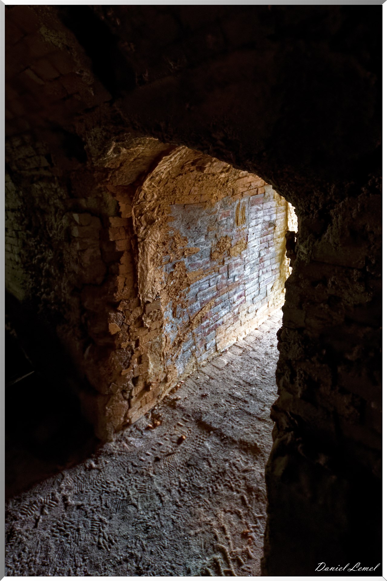 Une des entrées du four