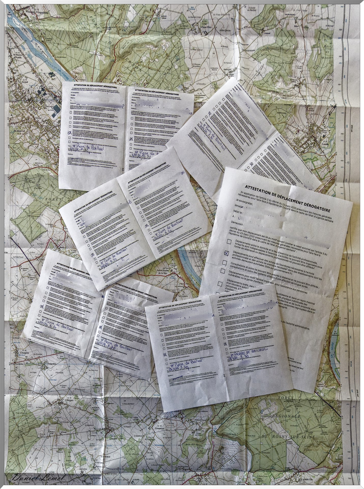 Attestation déplacement dérogatoire