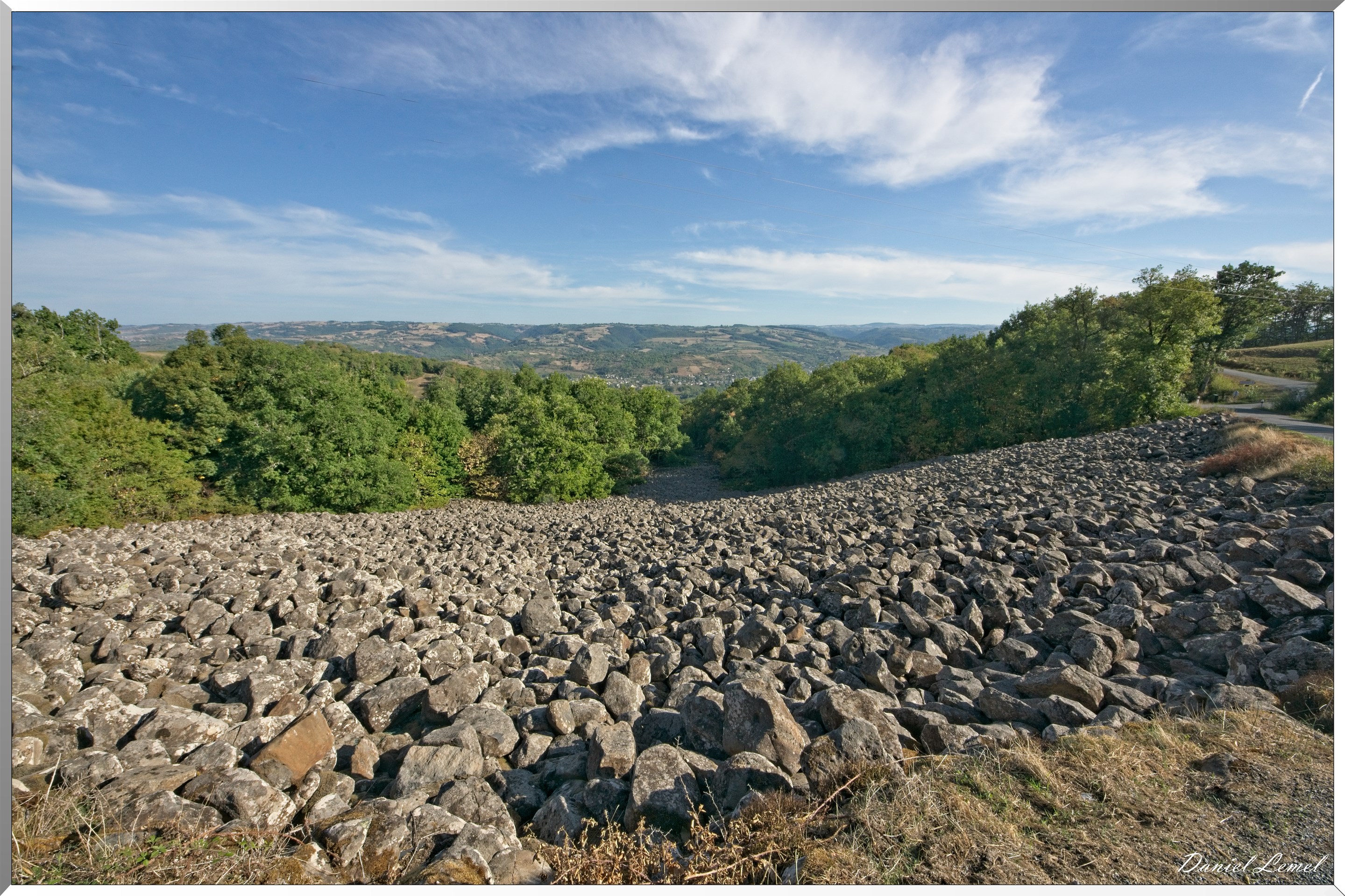 La coulée de lave de Roquelaure