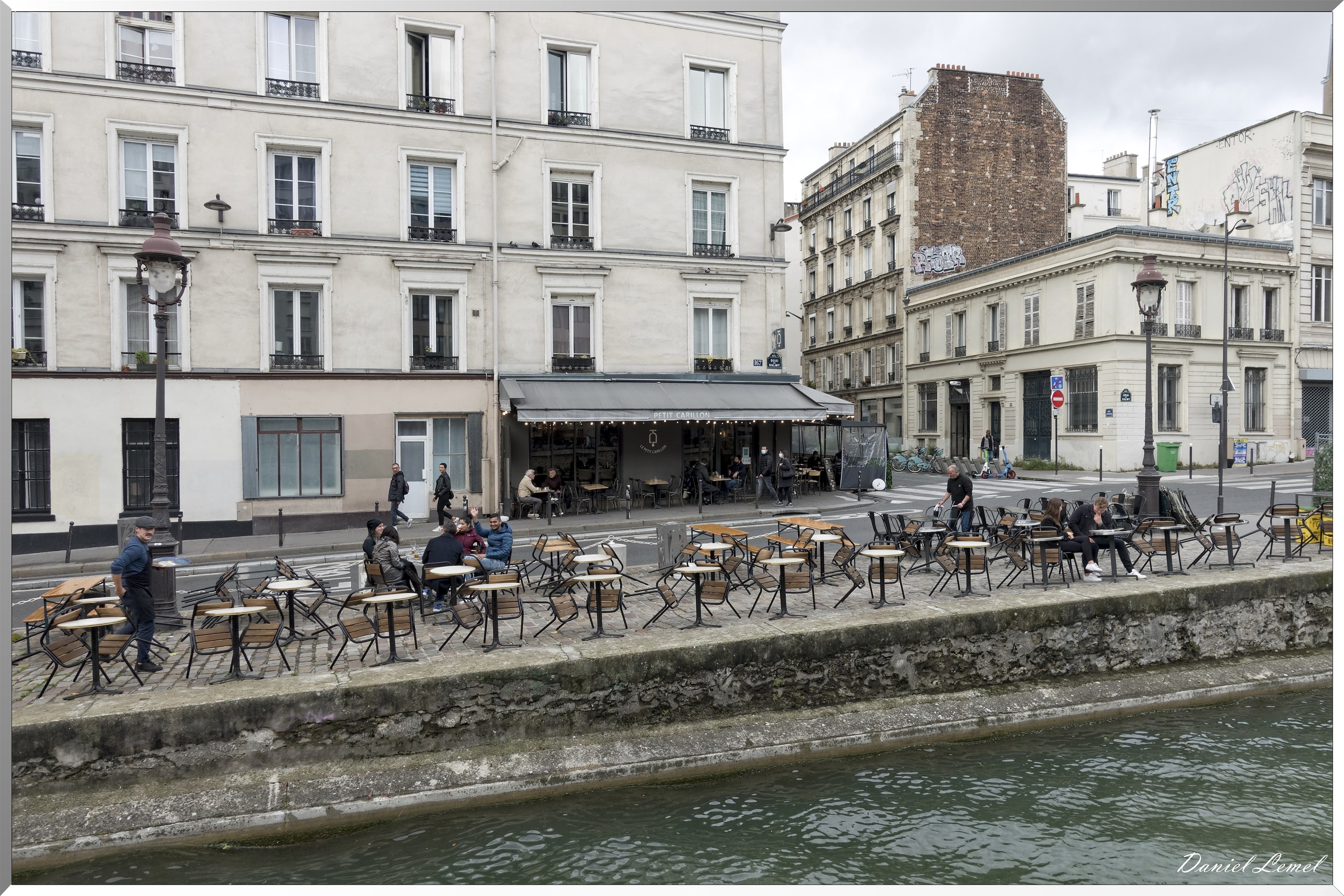 le canal St-Martin et la Seine