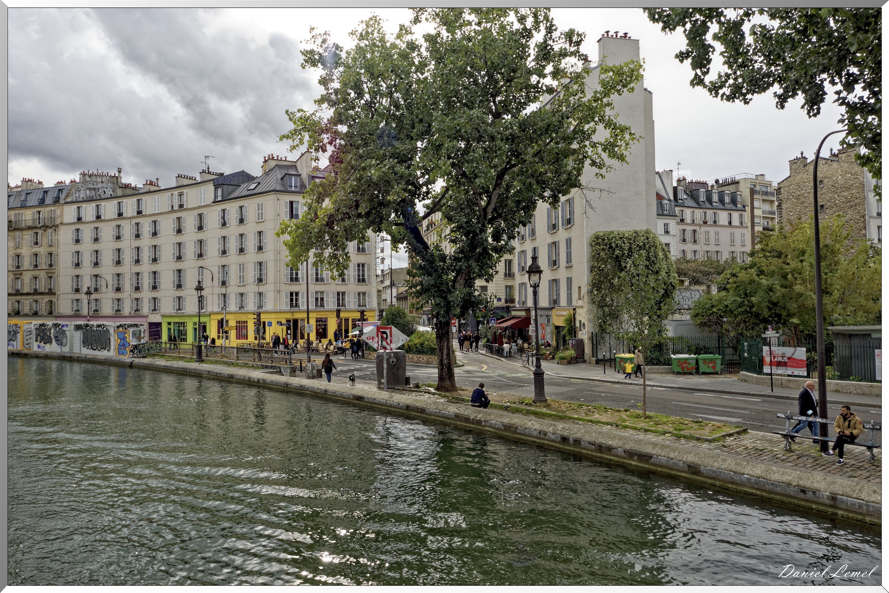 le canal St-Martin et la Seine