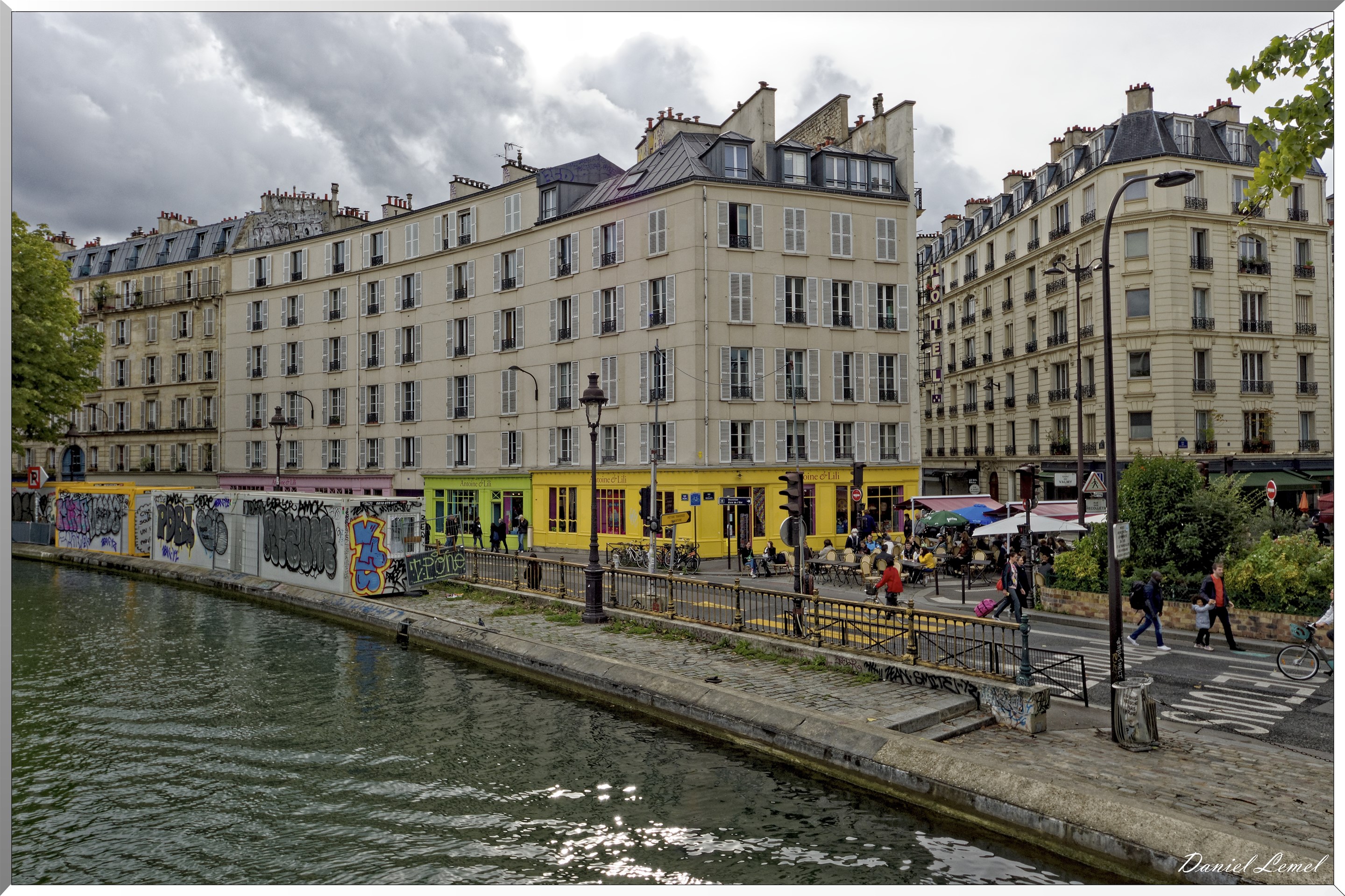 le canal St-Martin et la Seine