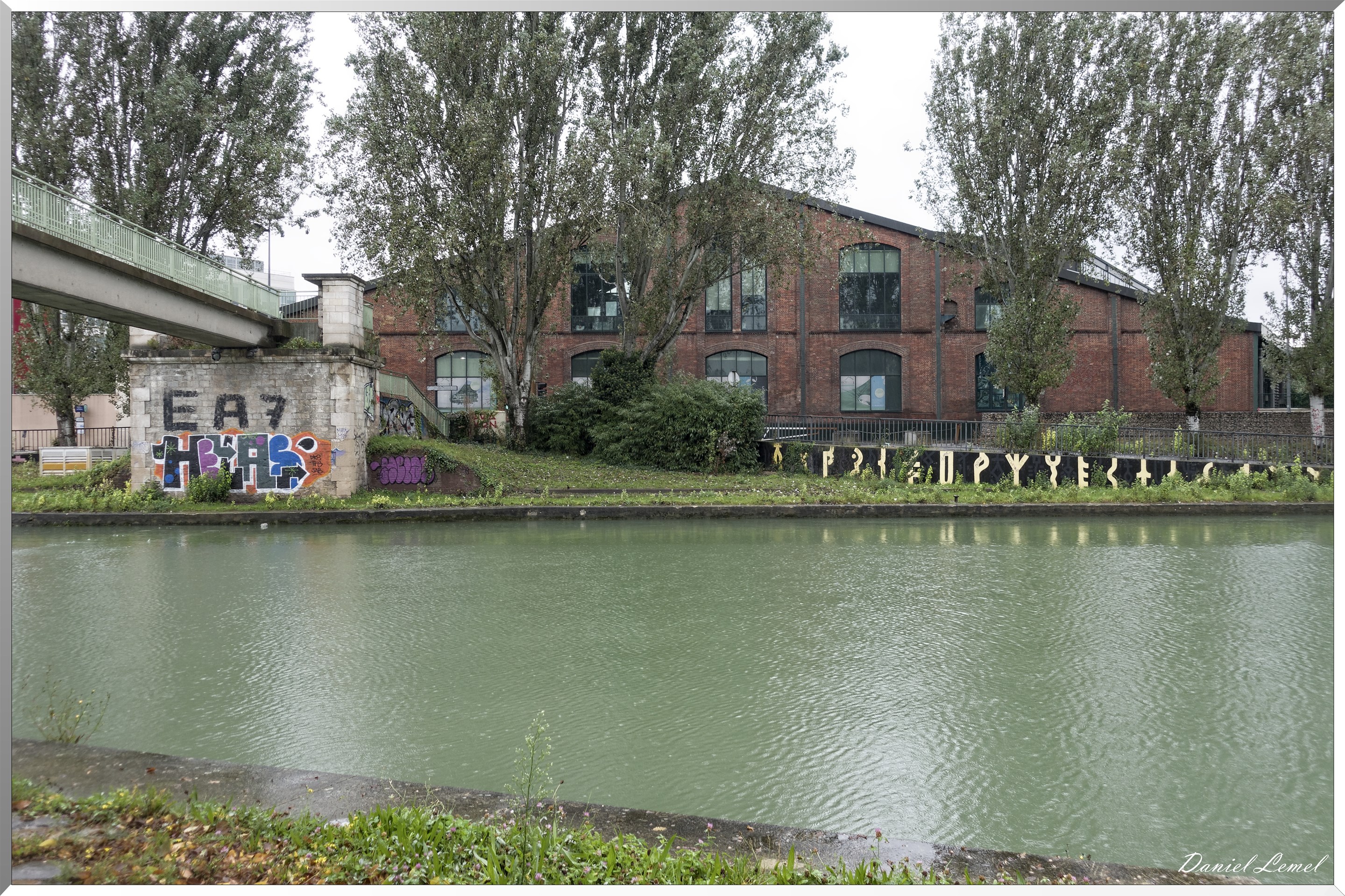 Paris- Le canal St-Denis, le canal St-Martin