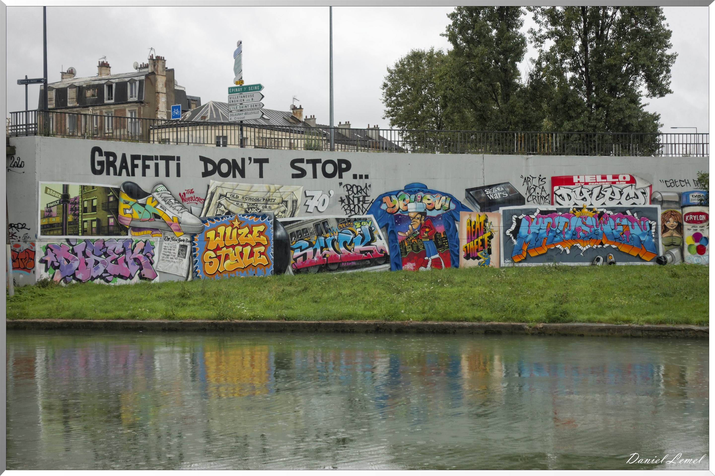 Paris- Le canal St-Denis, le canal St-Martin