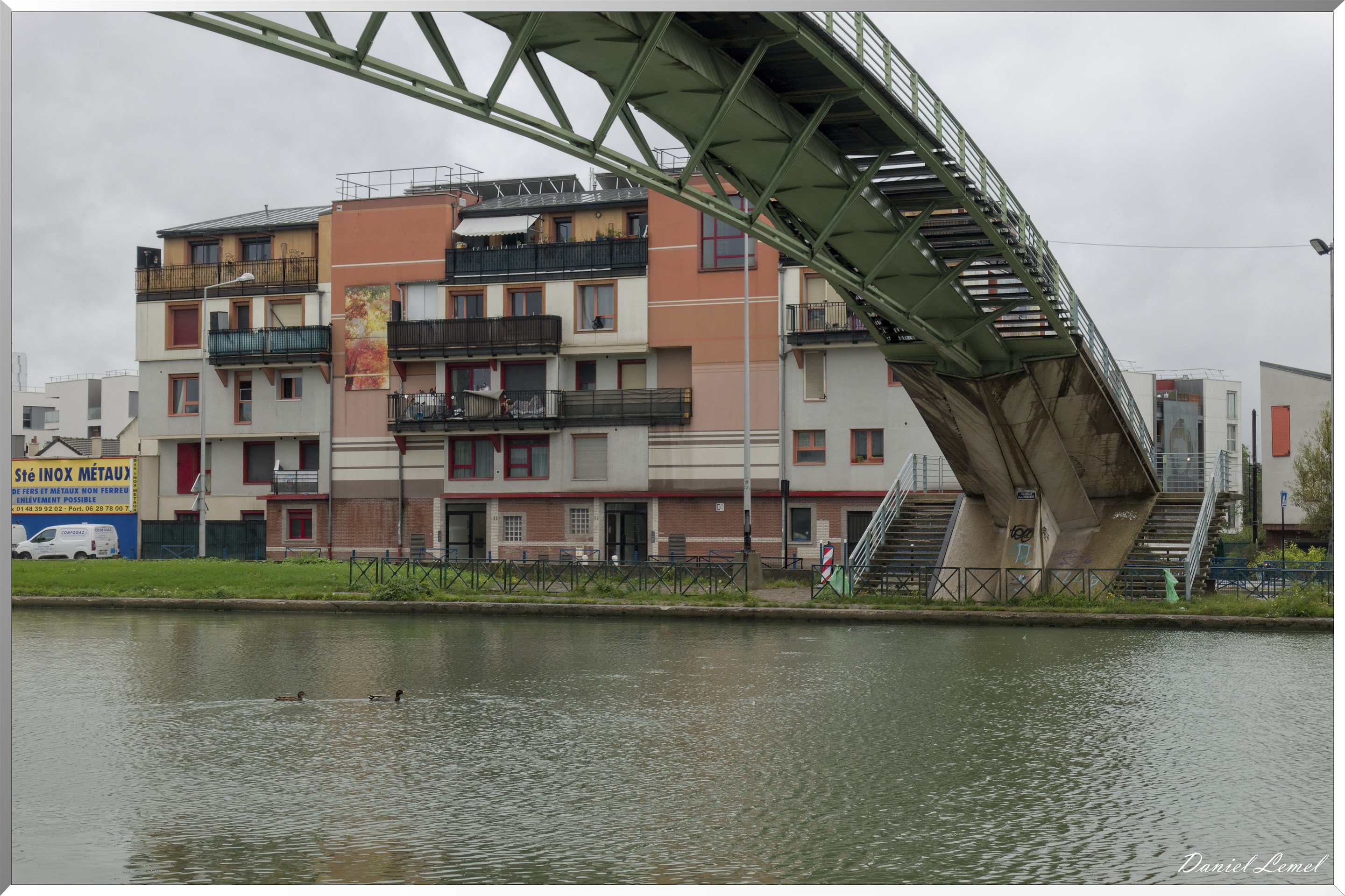 Paris- Le canal St-Denis, le canal St-Martin